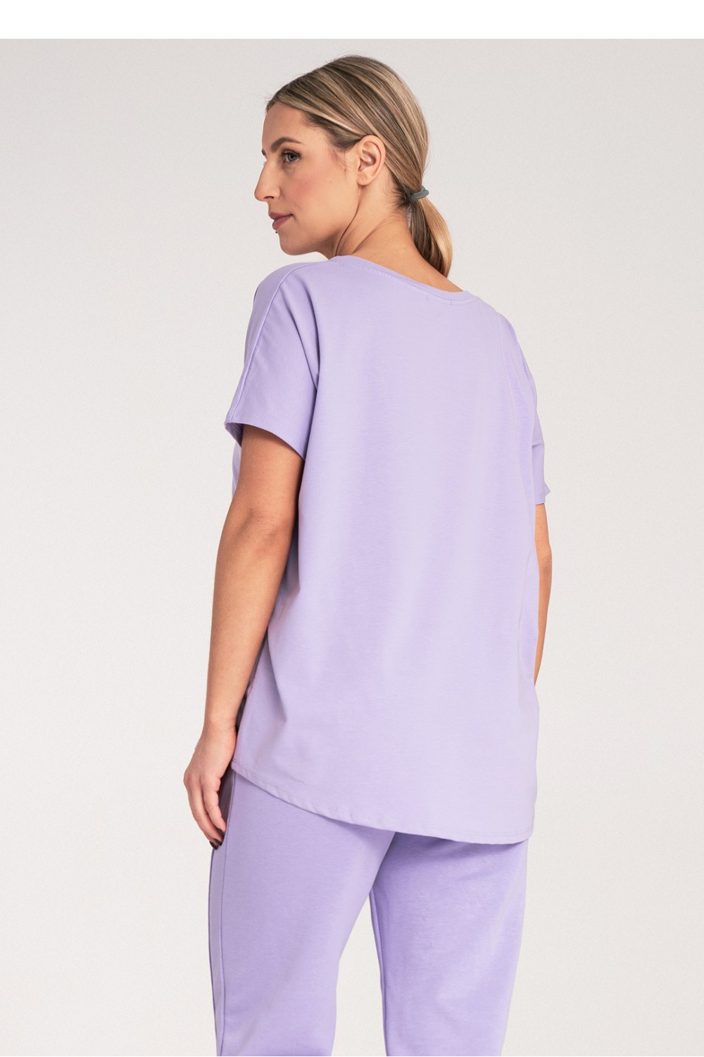 Tshirt Damski Model M1164 Violet - Figl214966 - Fioletowy - obrazek 3