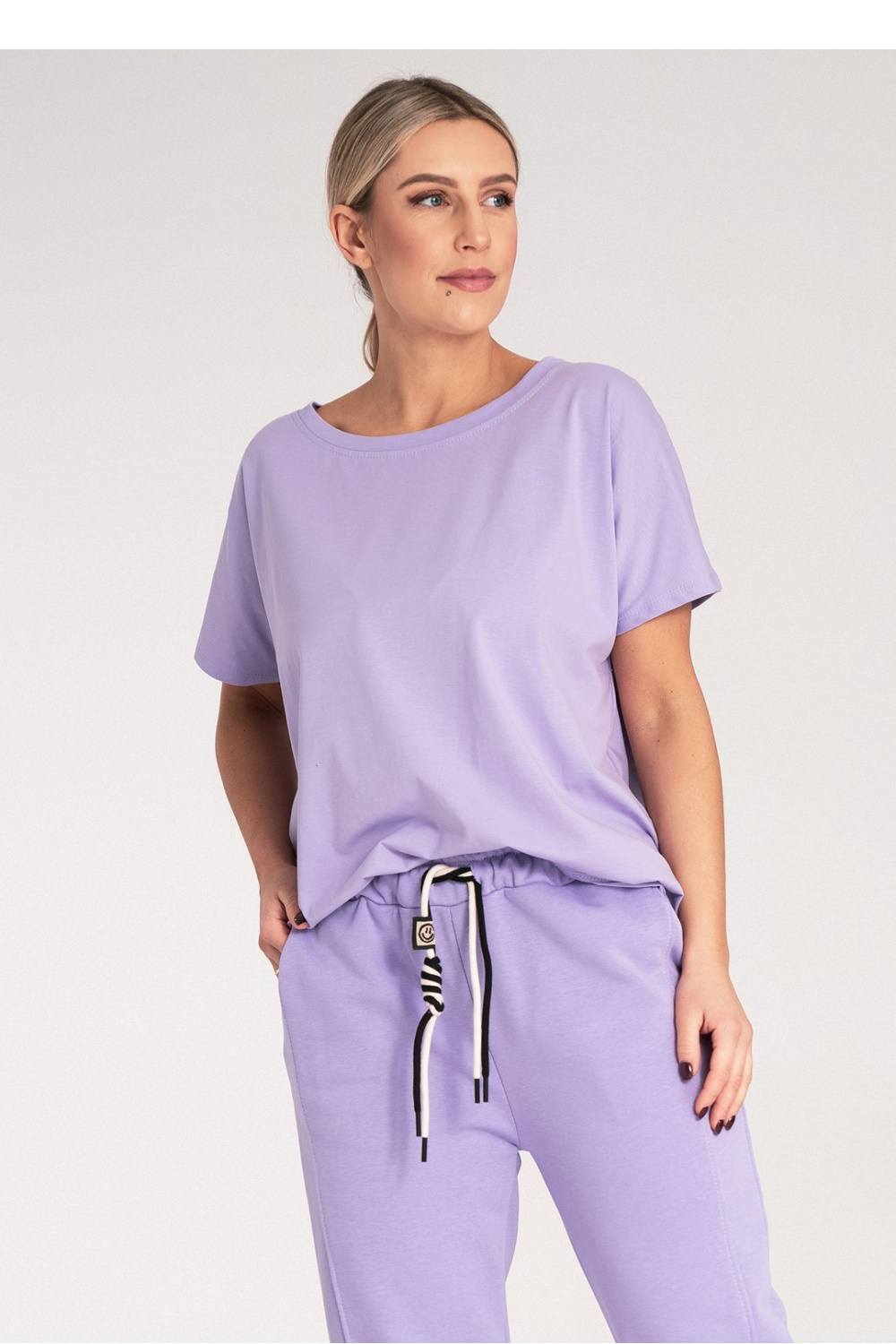 Tshirt Damski Model M1164 Violet - Figl214966 - Fioletowy - obrazek 4