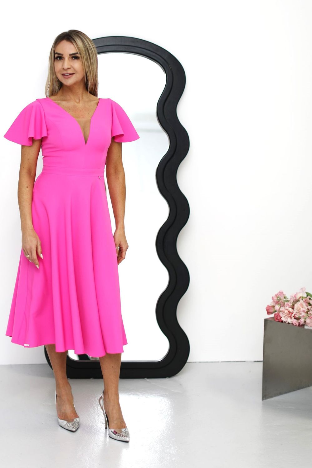 Sukienka Model Elisse Pink - Jersa215330 - Różowy