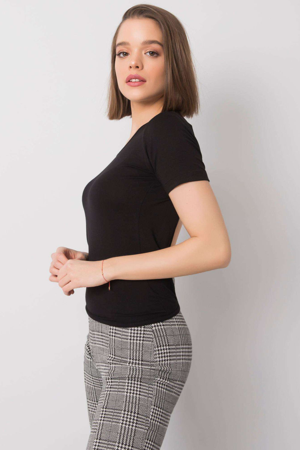 Bluzka Model 95-BZ-639012.28P Black - Rue Paris215852 - Czarny - obrazek 2