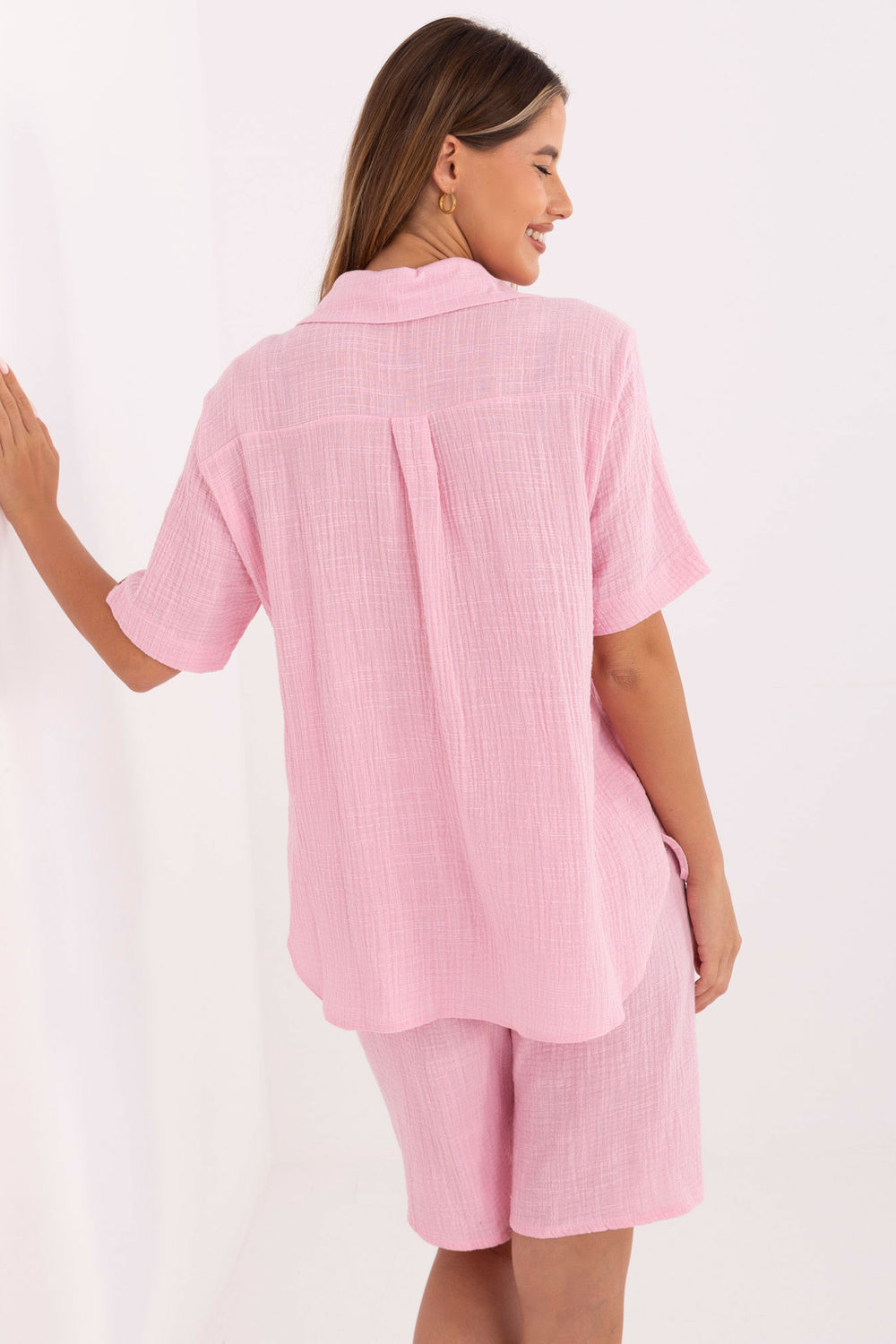 Spodnie Komplet Model LK-KMPL-510096.96 Light Pink - Lakerta215869 - Różowy - obrazek 2