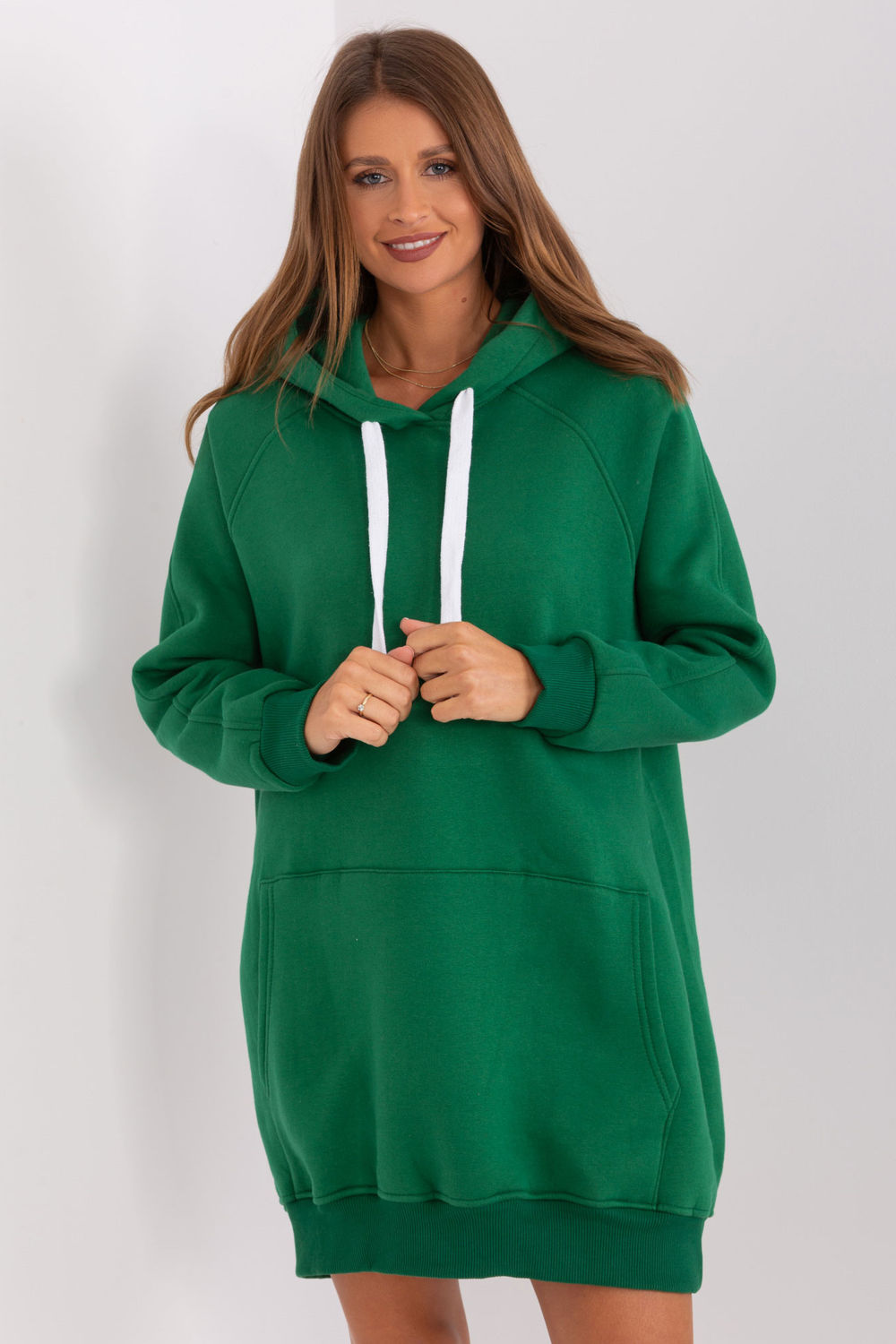 Bluza Damska Model EM-BL-704.99P Dark Green - Ex Moda216164 - Zielony