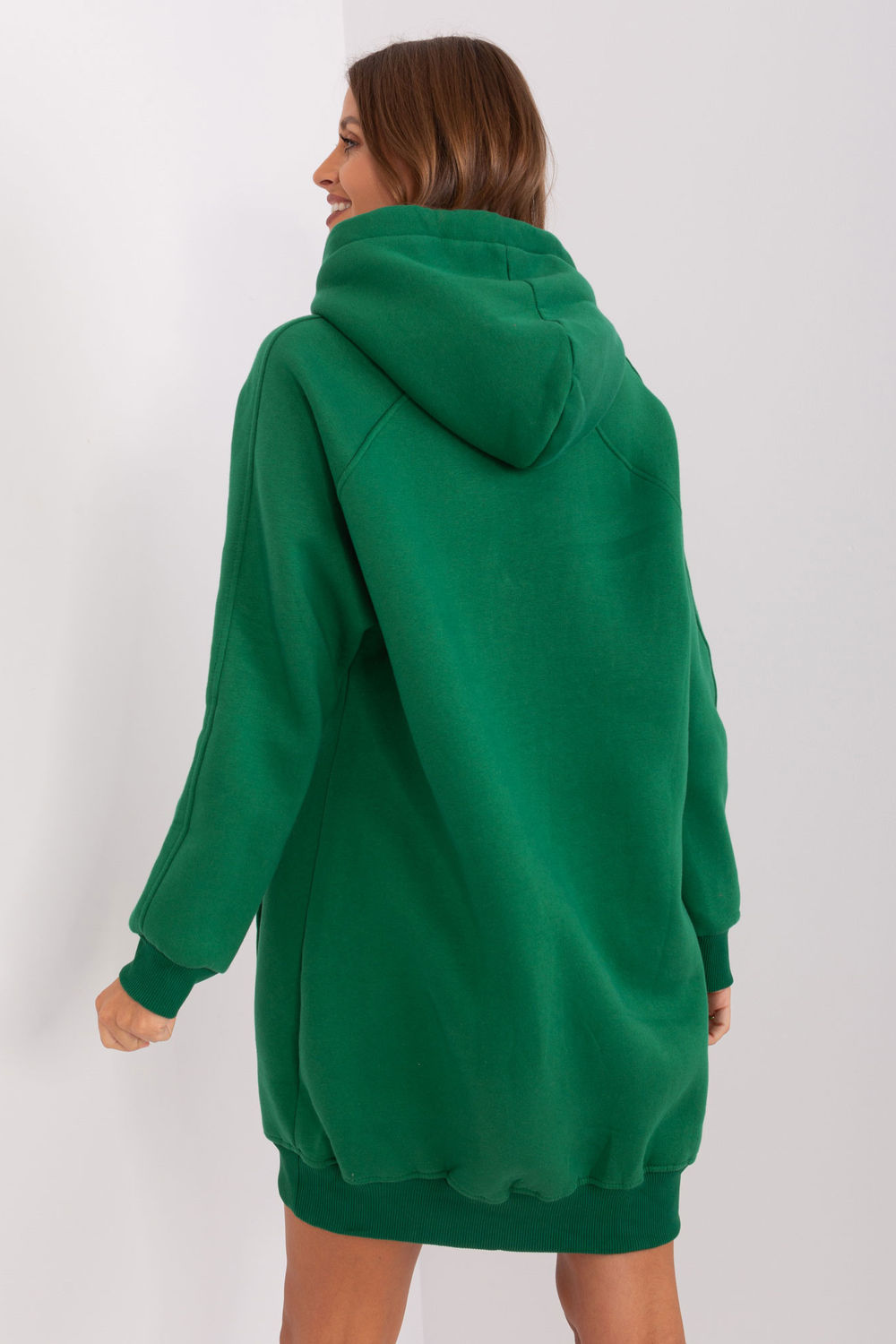 Bluza Damska Model EM-BL-704.99P Dark Green - Ex Moda216164 - Zielony - obrazek 3
