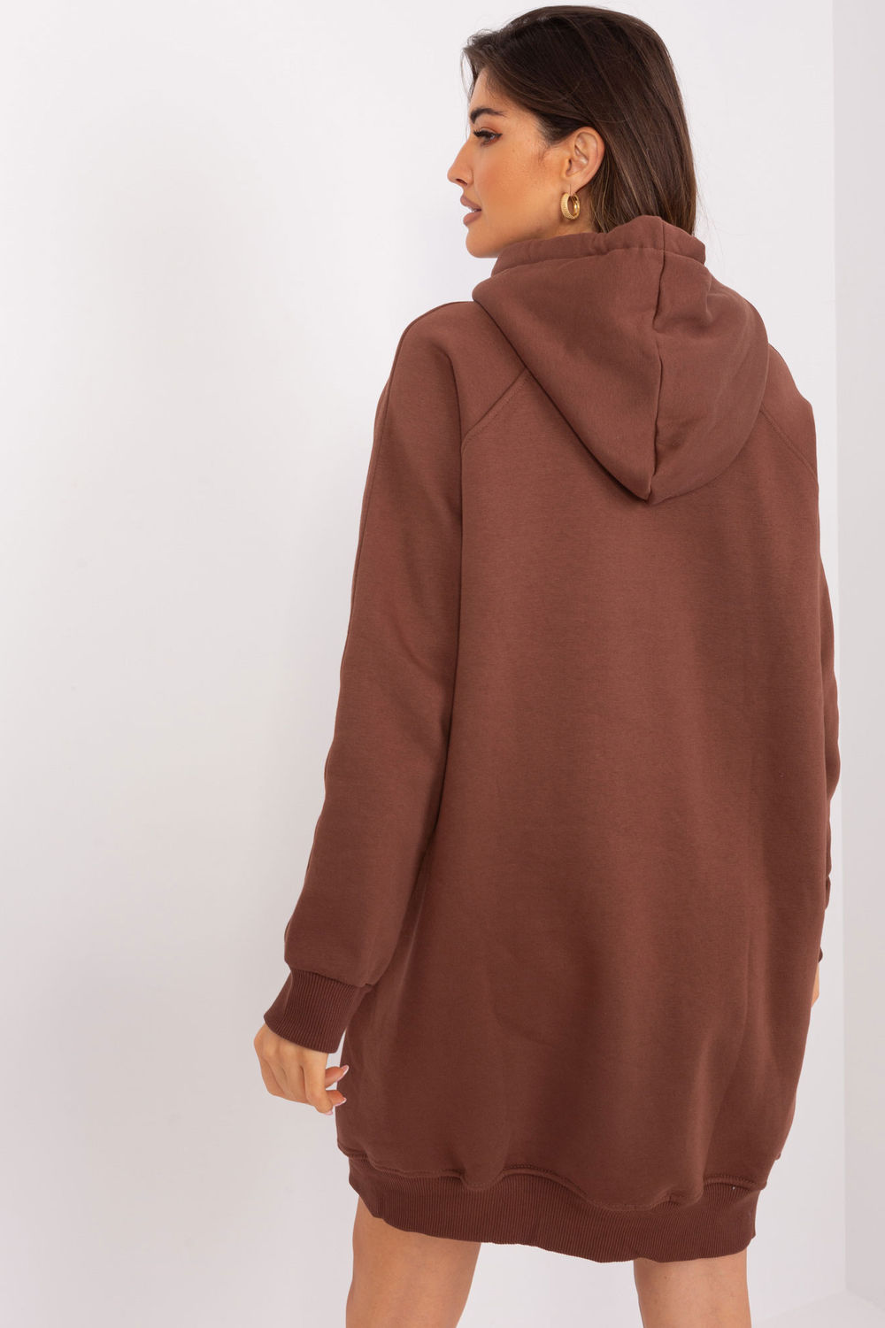 Bluza Damska Model EM-BL-704.99P Brown - Ex Moda216165 - Brązowy - obrazek 3