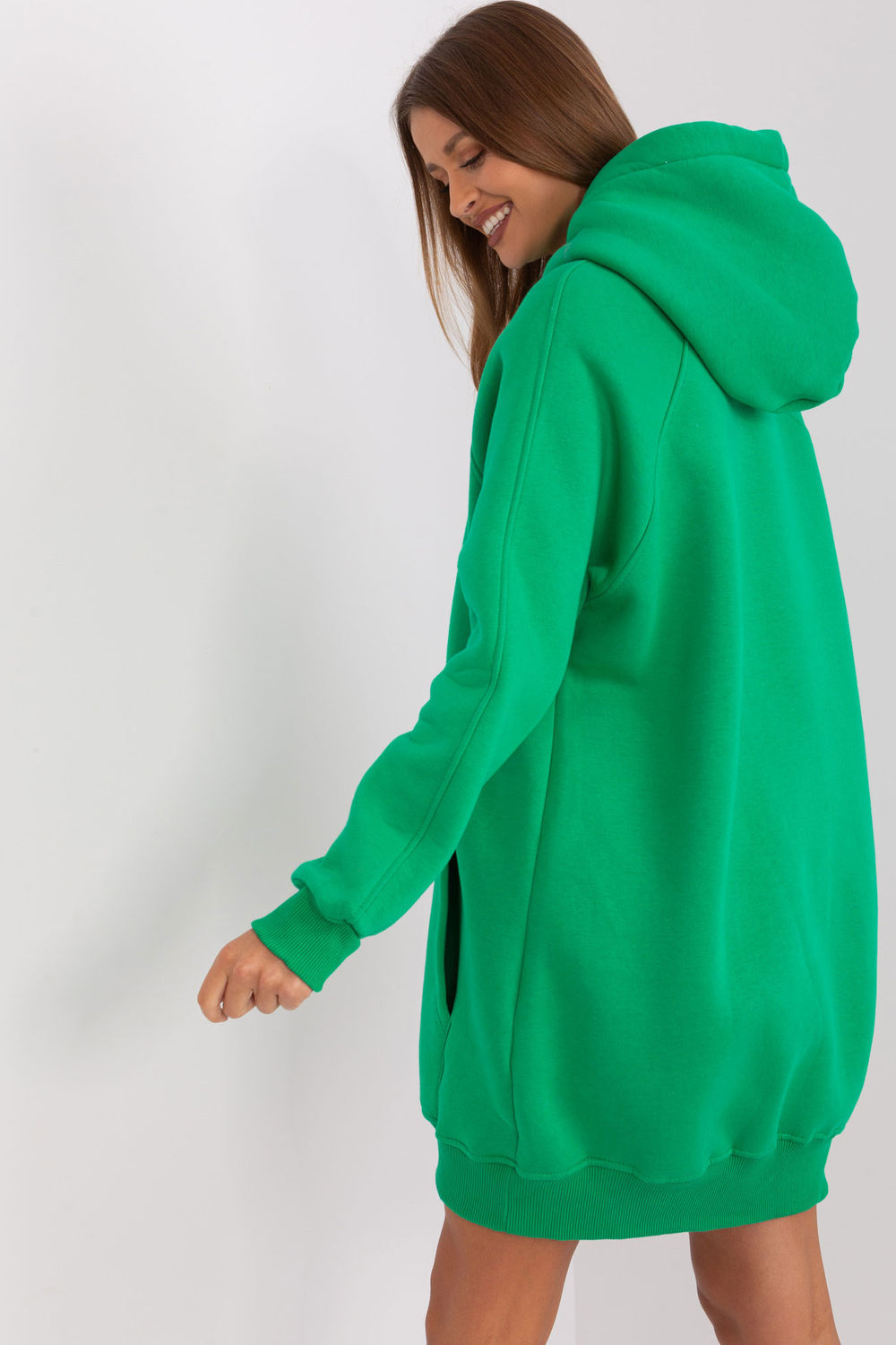 Bluza Damska Model EM-BL-704.99P Green - Ex Moda216166 - Zielony - obrazek 3