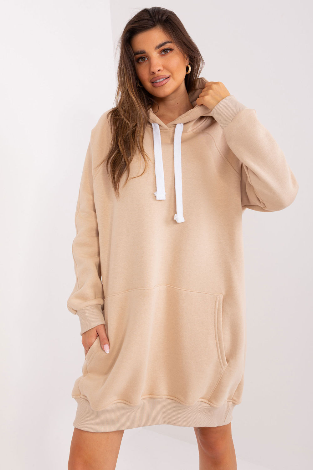 Bluza Damska Model EM-BL-704.99P Beige - Ex Moda216167 - Beżowy