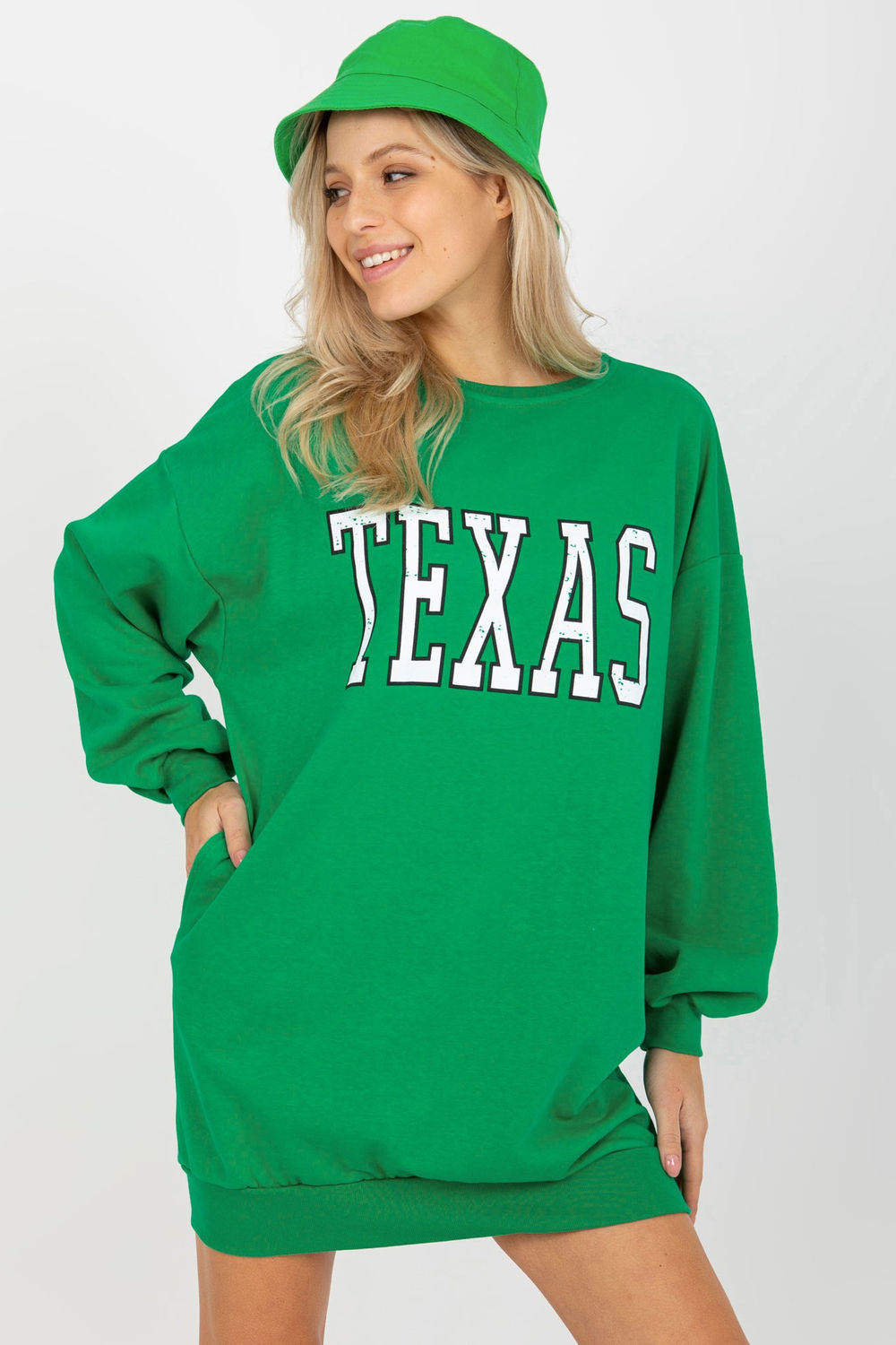 Bluza Damska Model EM-BL-U719.82P Green - Ex Moda216176 - Zielony