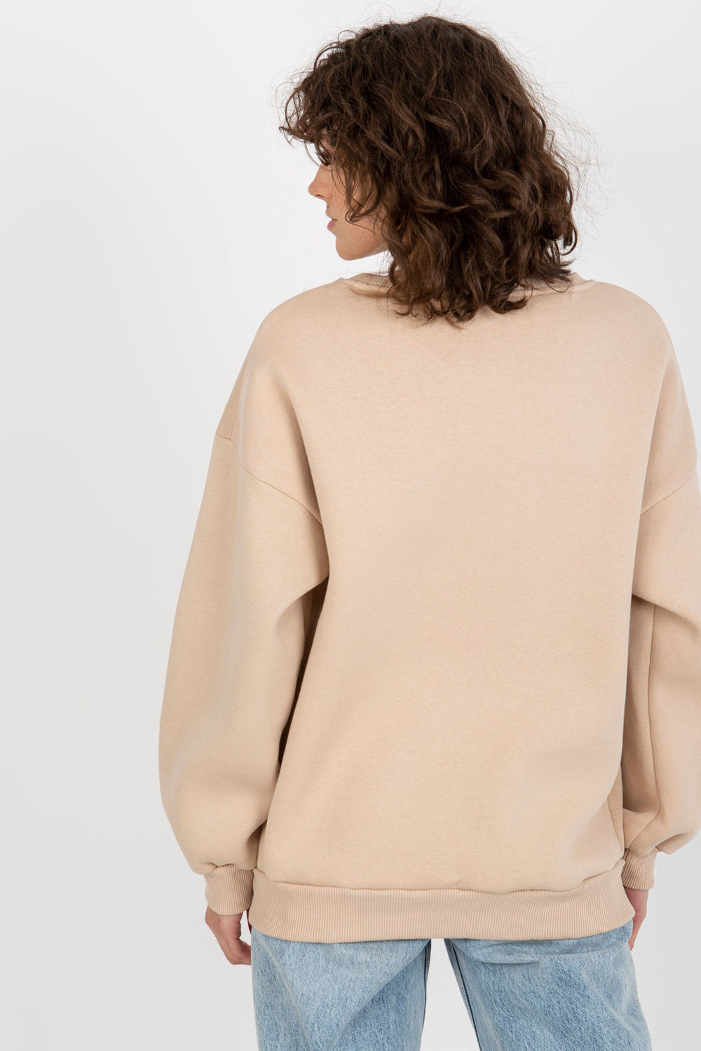 Bluza Damska Model EM-BL-617-4.41P Beige - Ex Moda216189 - Beżowy - obrazek 3