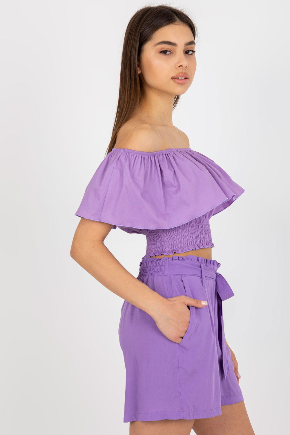 Bluzka Model LK-TP-508609.37 Violet - Lakerta216389 - Fioletowy - obrazek 2