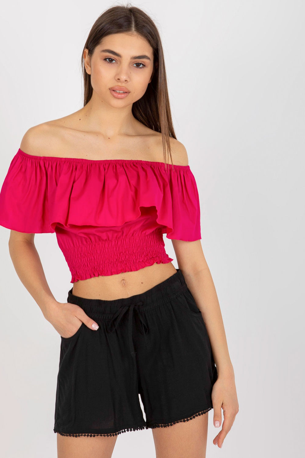 Bluzka Model LK-TP-508609.37 Fuksja - Lakerta216391 - Różowy
