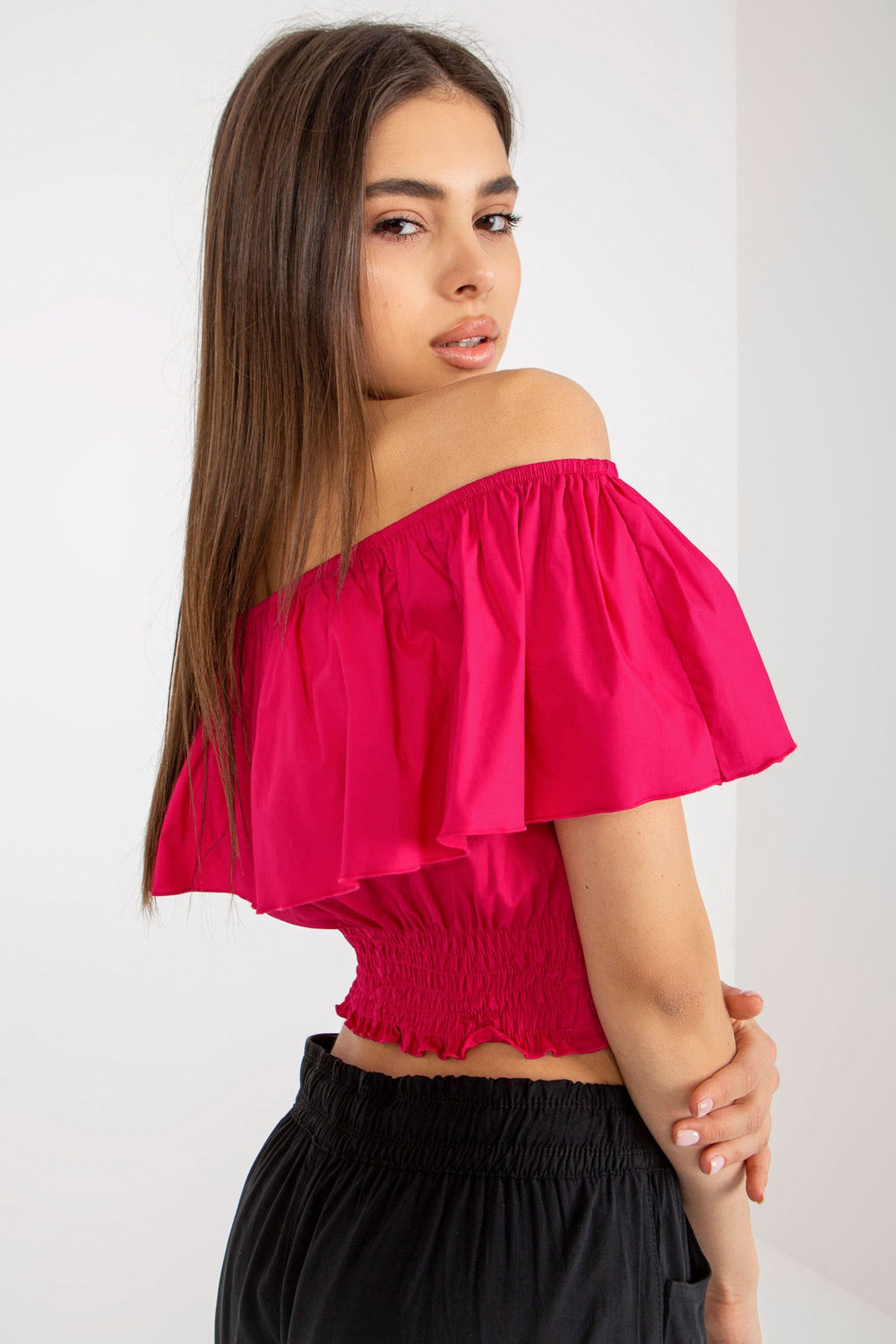 Bluzka Model LK-TP-508609.37 Fuksja - Lakerta216391 - Różowy - obrazek 4