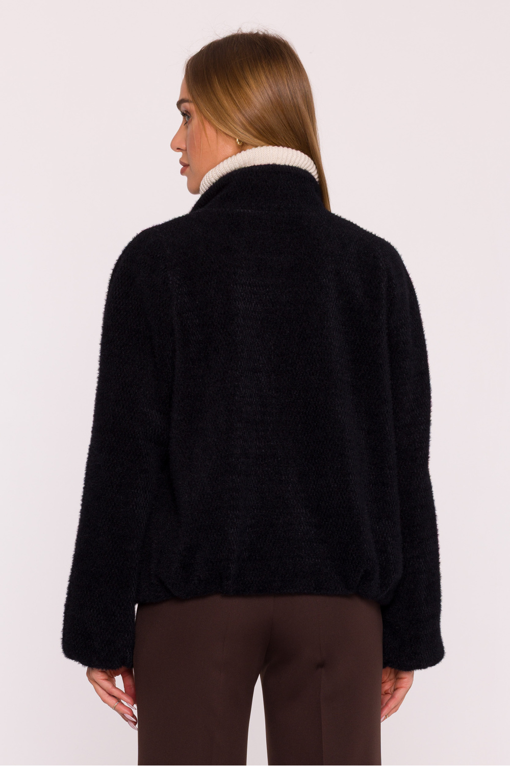 Kurtka Damska Model MOE885 Black - Moe216572 - Czarny - obrazek 3
