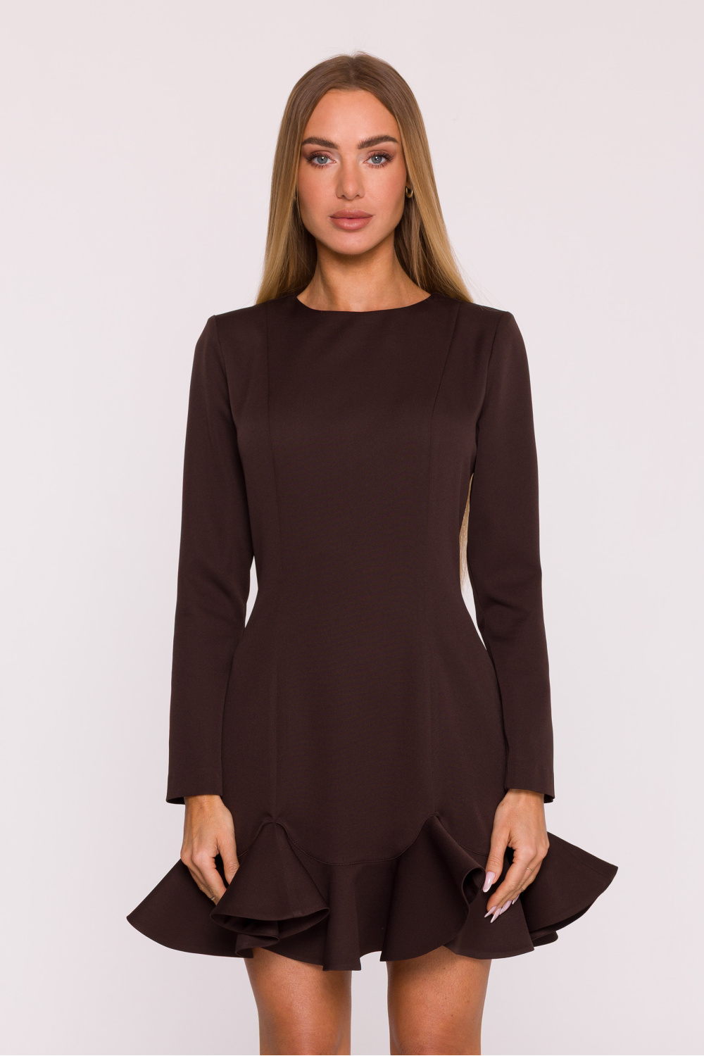 Sukienka Model MOE880 Brown - Moe216583 - Brązowy
