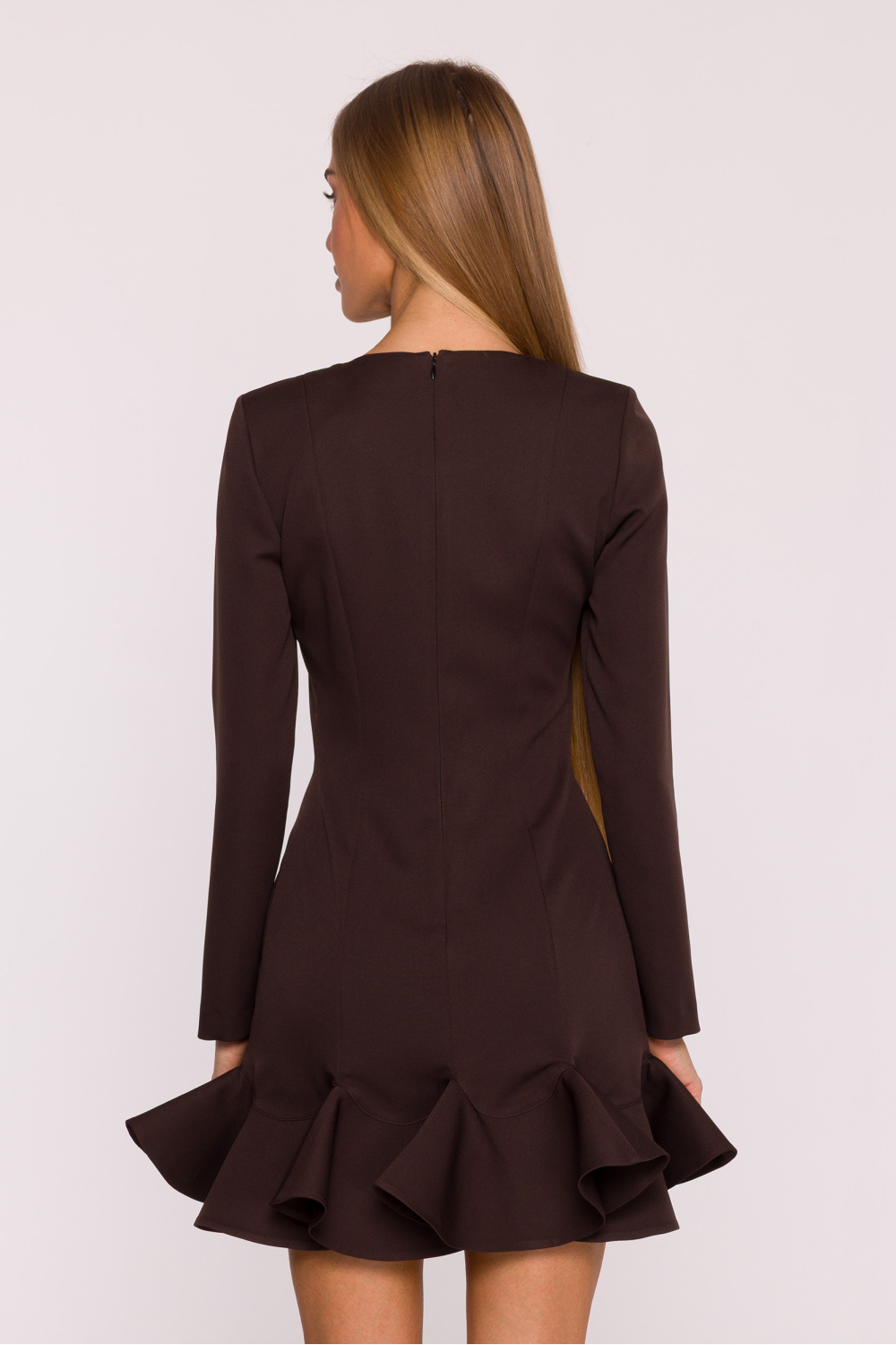 Sukienka Model MOE880 Brown - Moe216583 - Brązowy - obrazek 3