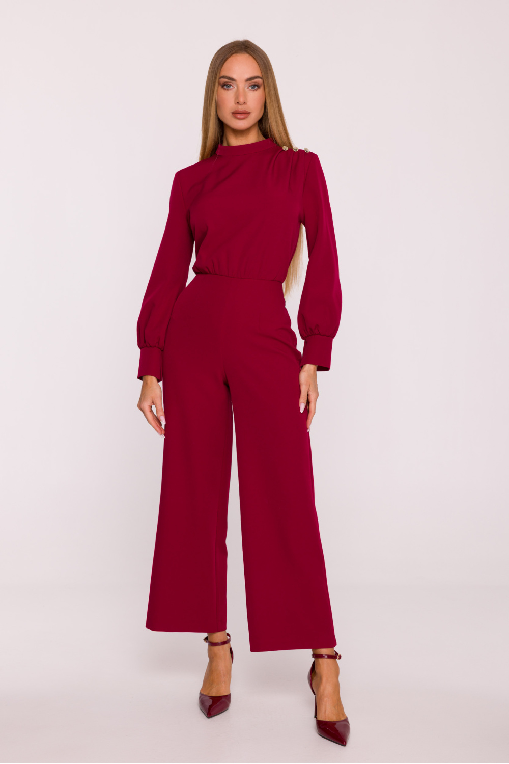 Kombinezon Model MOE879 Bordo - Moe216589 - Czerwony