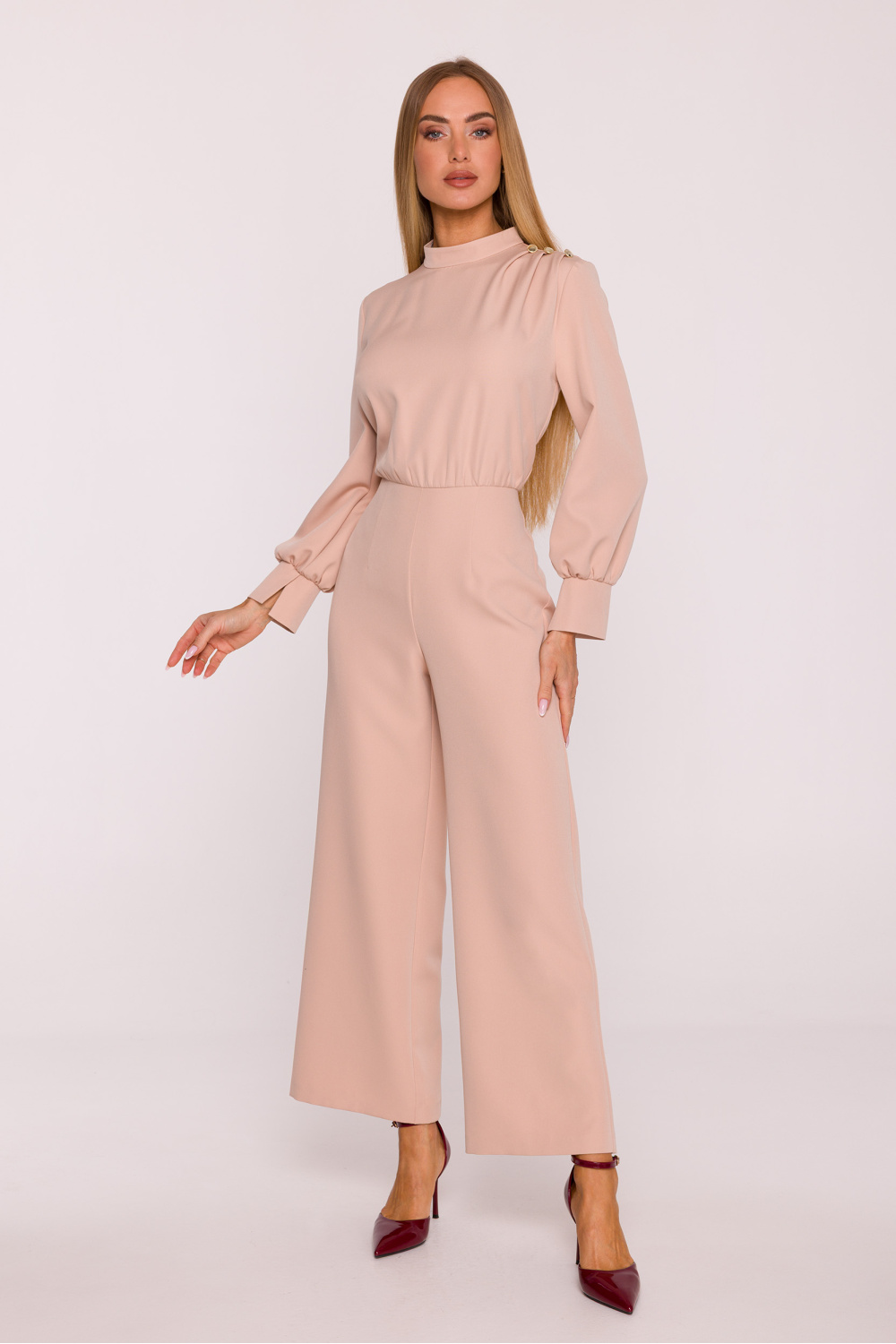 Kombinezon Model MOE879 Beige - Moe216590 - Beżowy