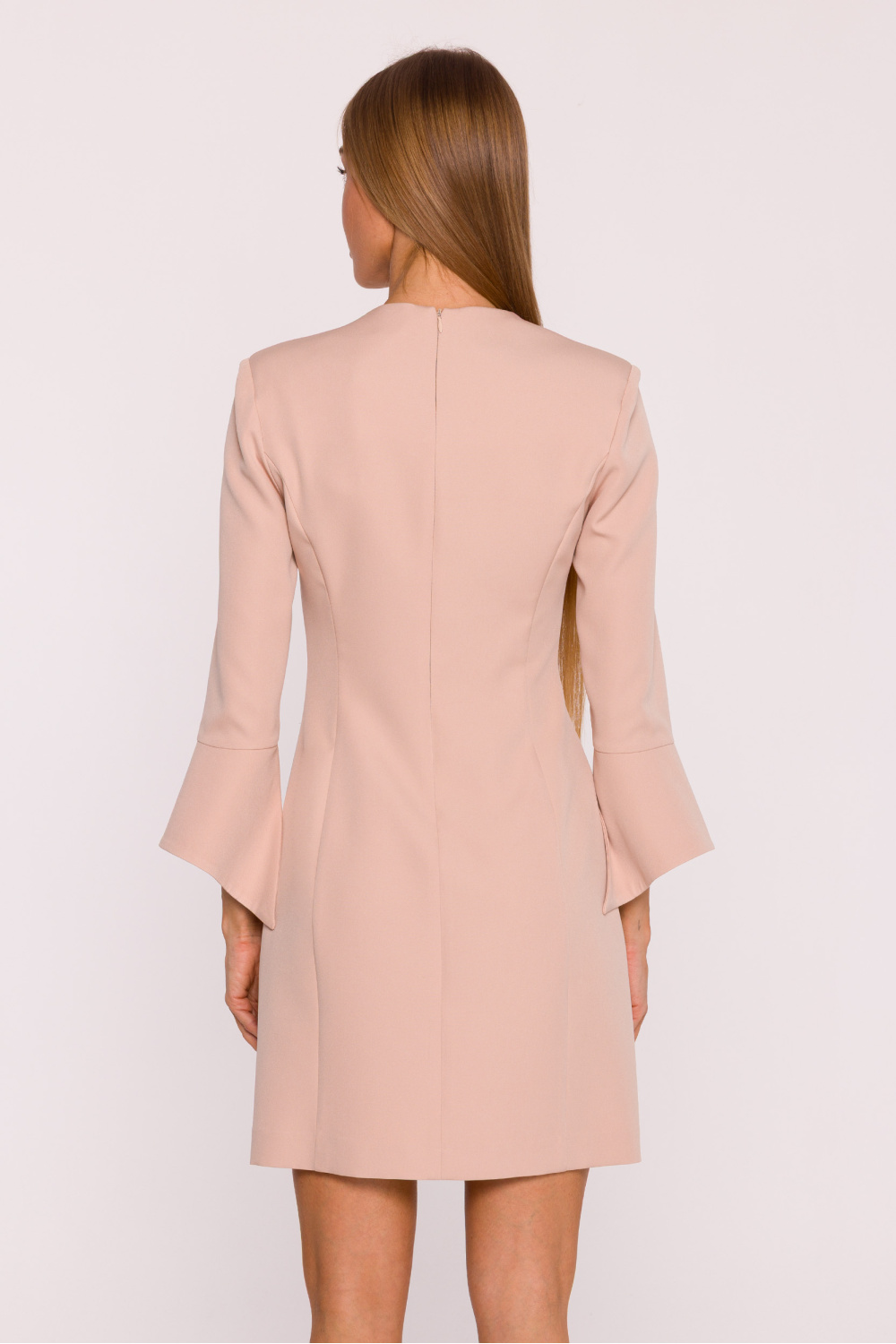 Sukienka Model MOE876 Beige - Moe216609 - Beżowy - obrazek 3