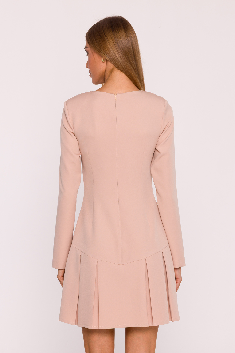 Sukienka Model MOE872 Beige - Moe216627 - Beżowy - obrazek 3