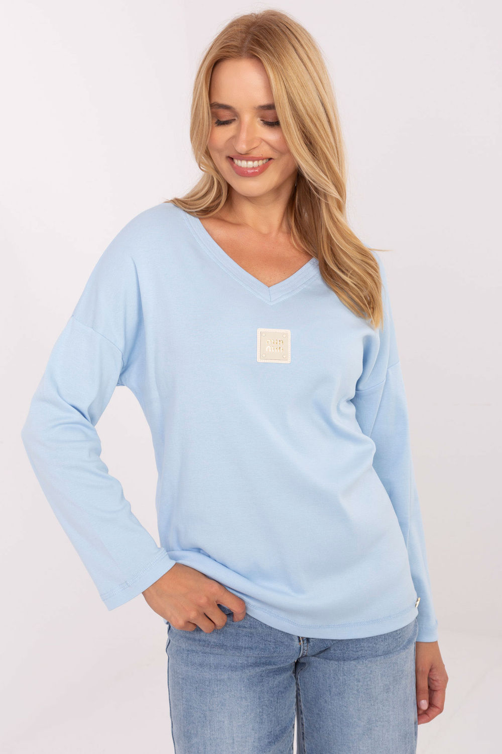 Bluzka Model RV-BZ-A852.51 Light Blue - Relevance217040 - Niebieski