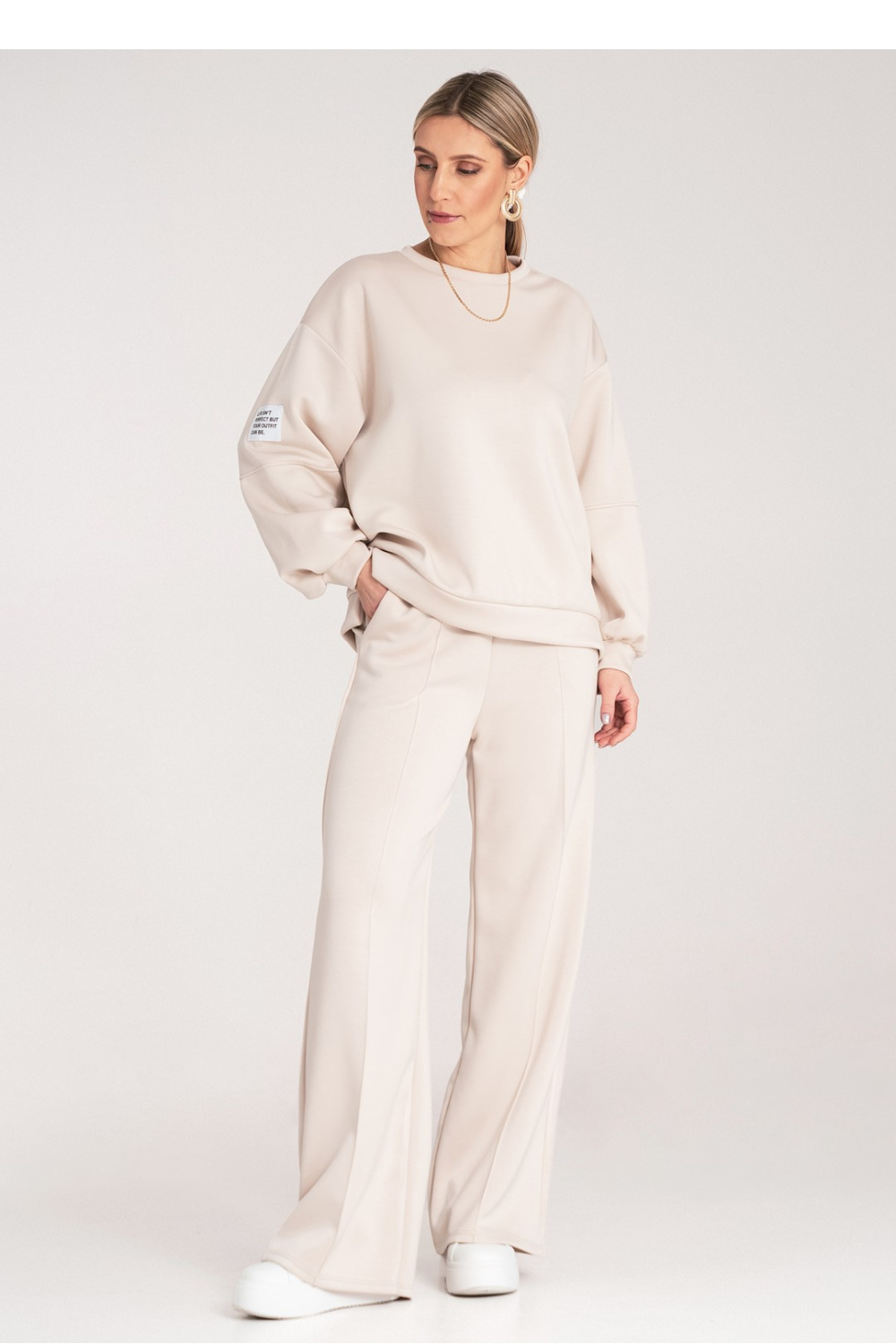 Spodnie Komplet Model M1168 Beige - Figl217063 - Beżowy