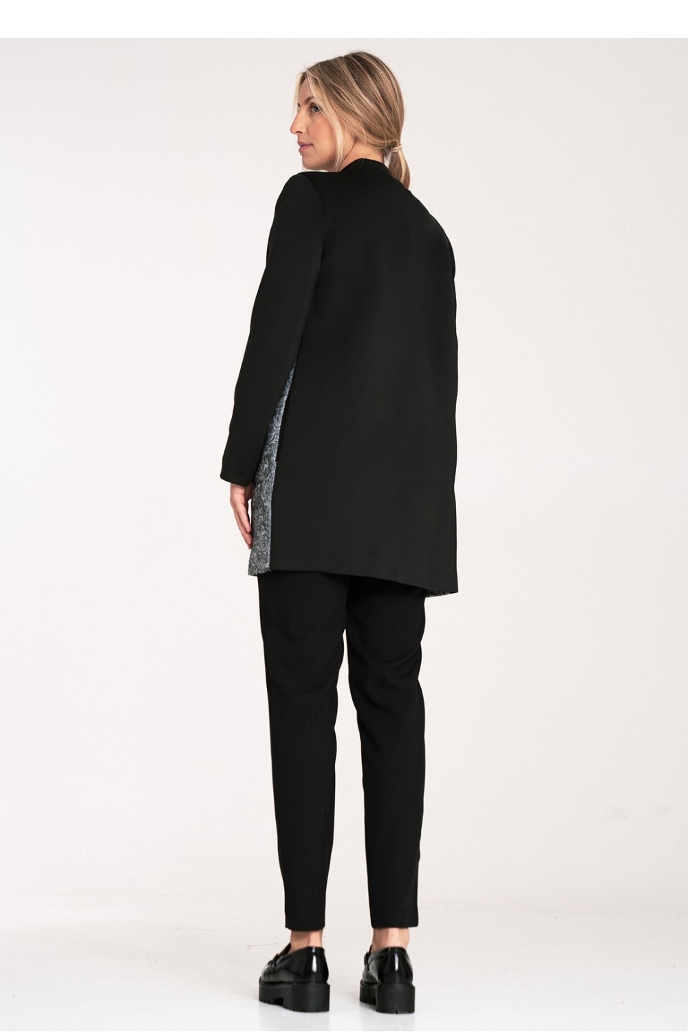 Płaszcz Damski Model M1062 Black - Figl217066 - Czarny - obrazek 3