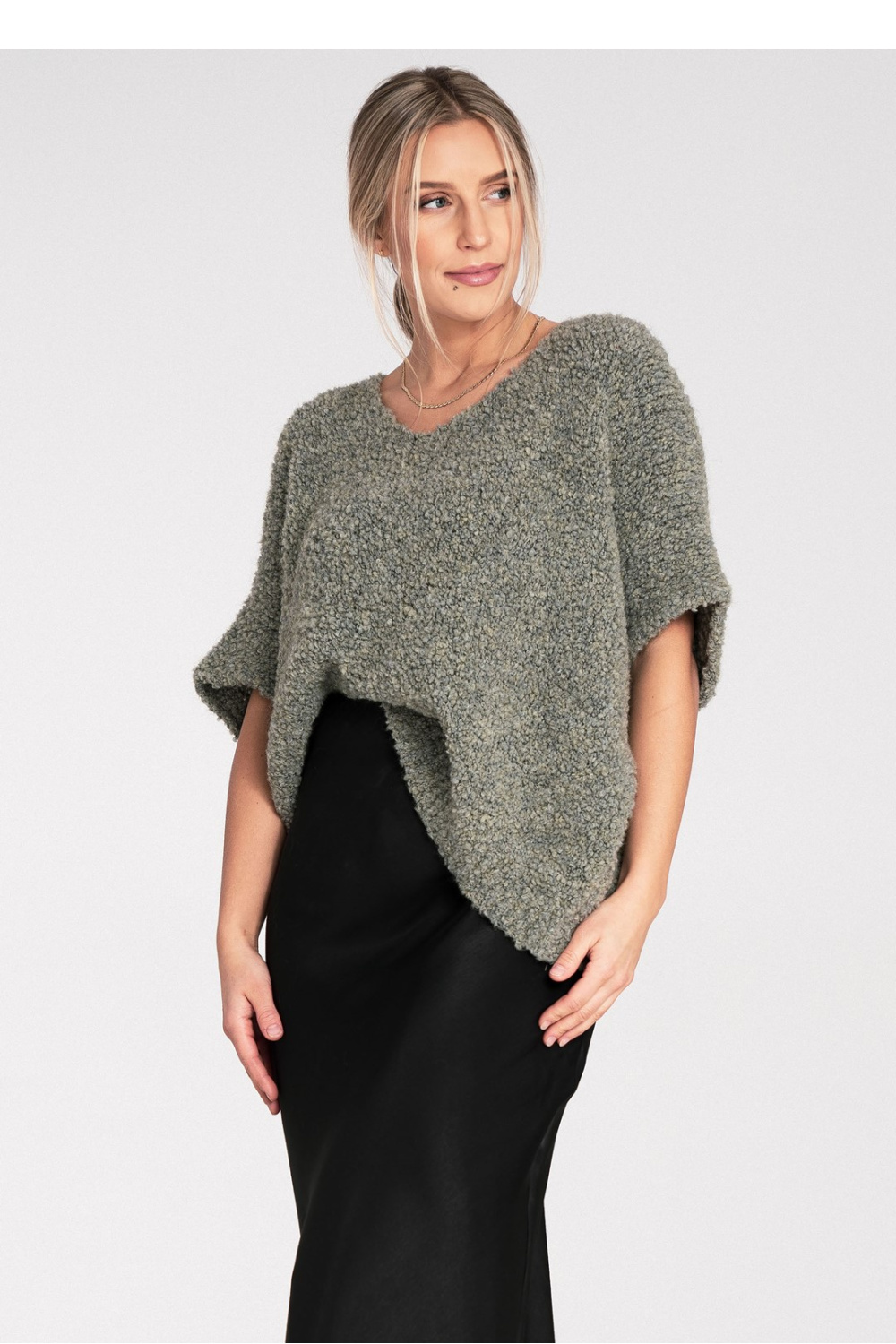 Sweter Damski Model M1109 Green - Figl217070 - Zielony - obrazek 2
