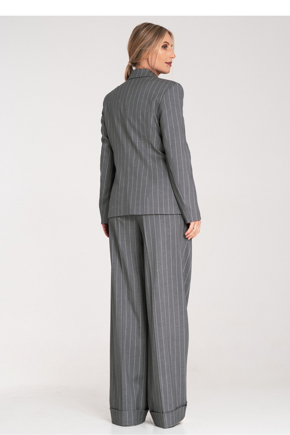 Marynarka Model M1085 Grey - Figl217086 - Szary - obrazek 4