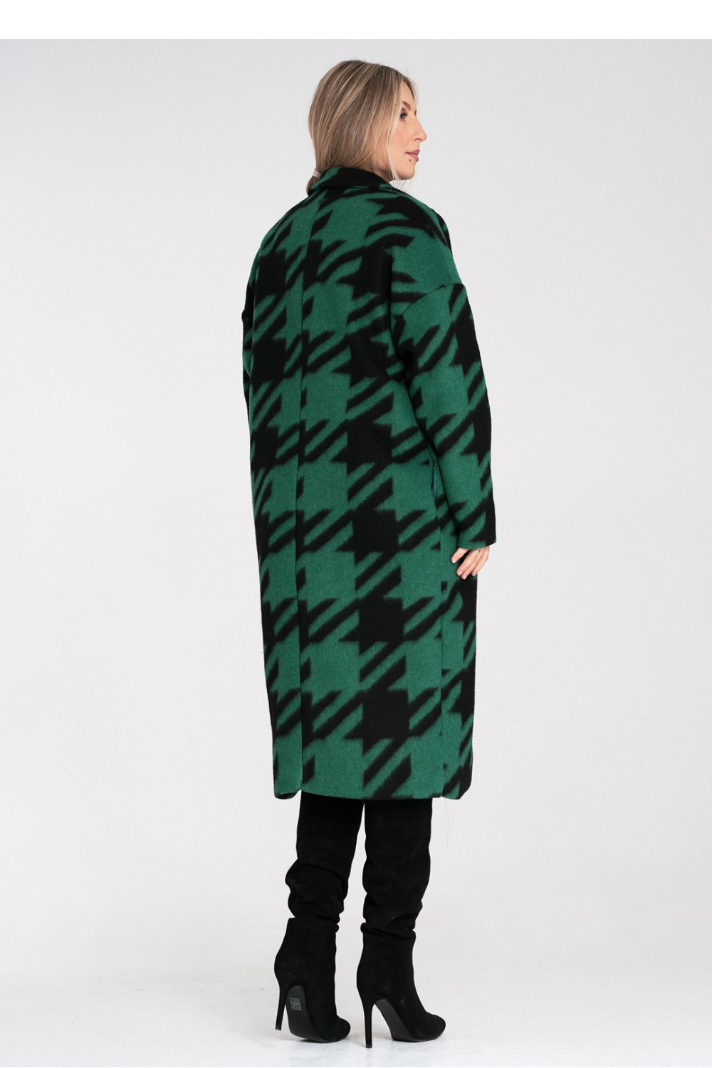 Płaszcz Damski Model M1112 Green - Figl217103 - Zielony - obrazek 3