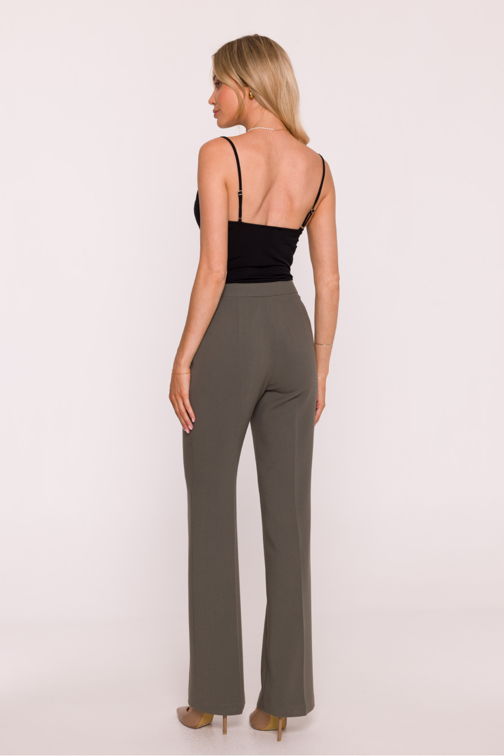 Spodnie Damskie Model S418 Khaki - Stylove217264 - Zielony - obrazek 3