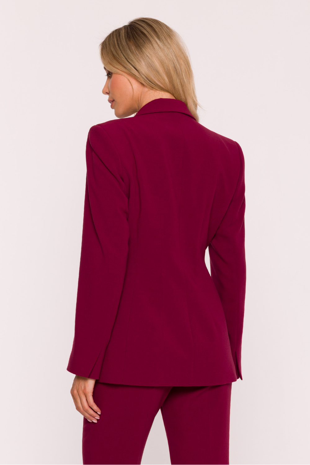 Marynarka Model S417 Bordo - Stylove217270 - Czerwony - obrazek 3