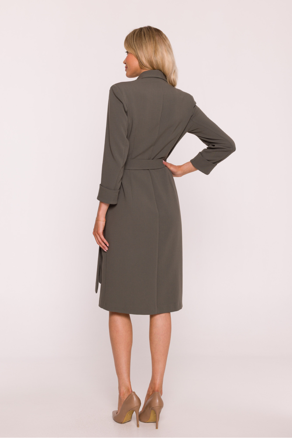 Sukienka Model S415 Khaki - Stylove217277 - Zielony - obrazek 3