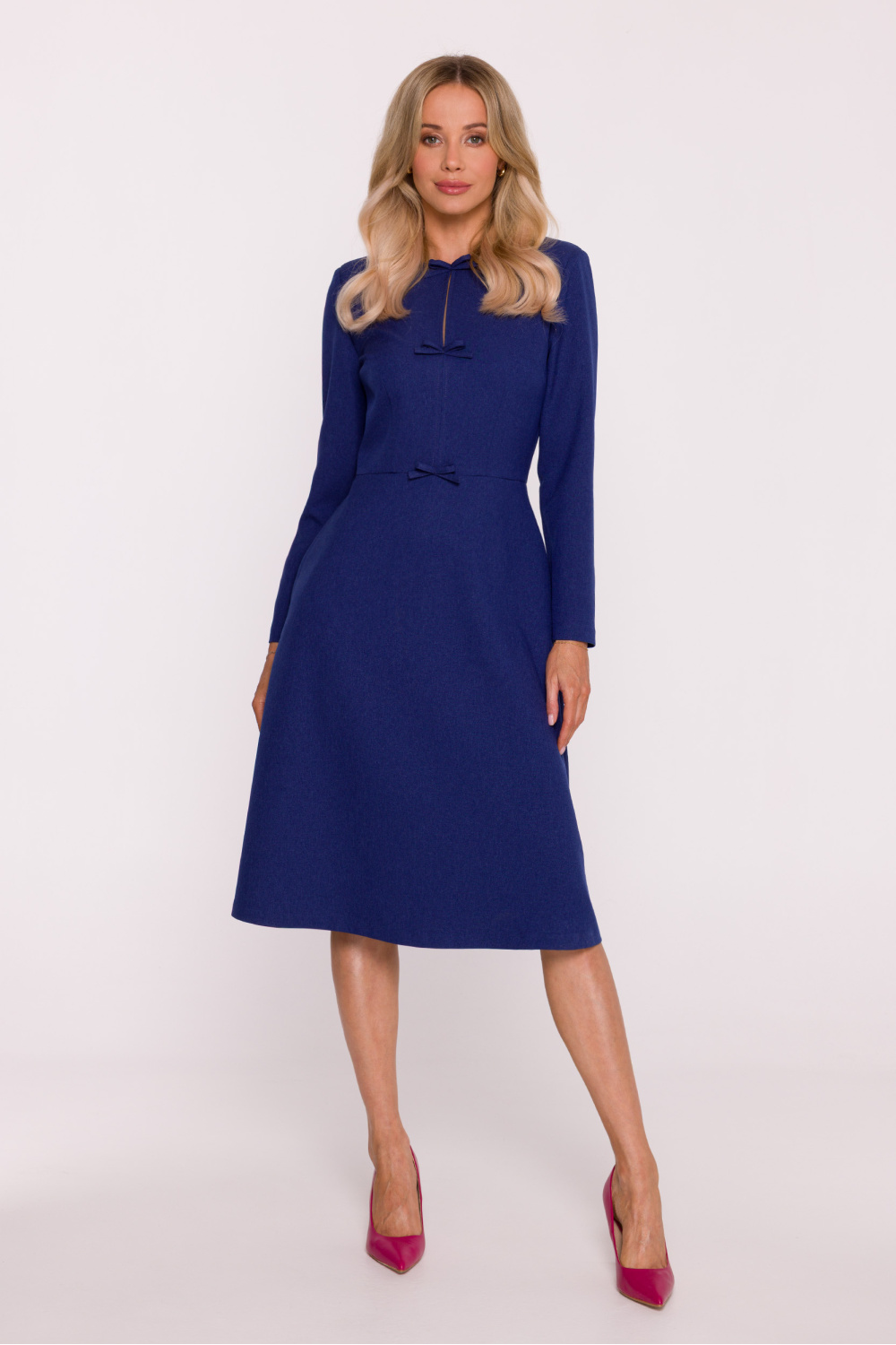 Sukienka Model S413 Blue - Stylove217283 - Niebieski - obrazek 2