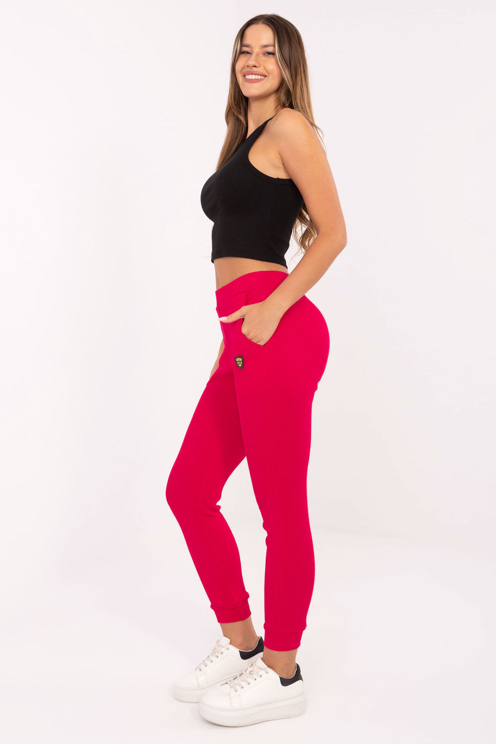 Spodnie Dresowe Model RV-DR-9602.50 Red - Relevance217293 - Czerwony - obrazek 2