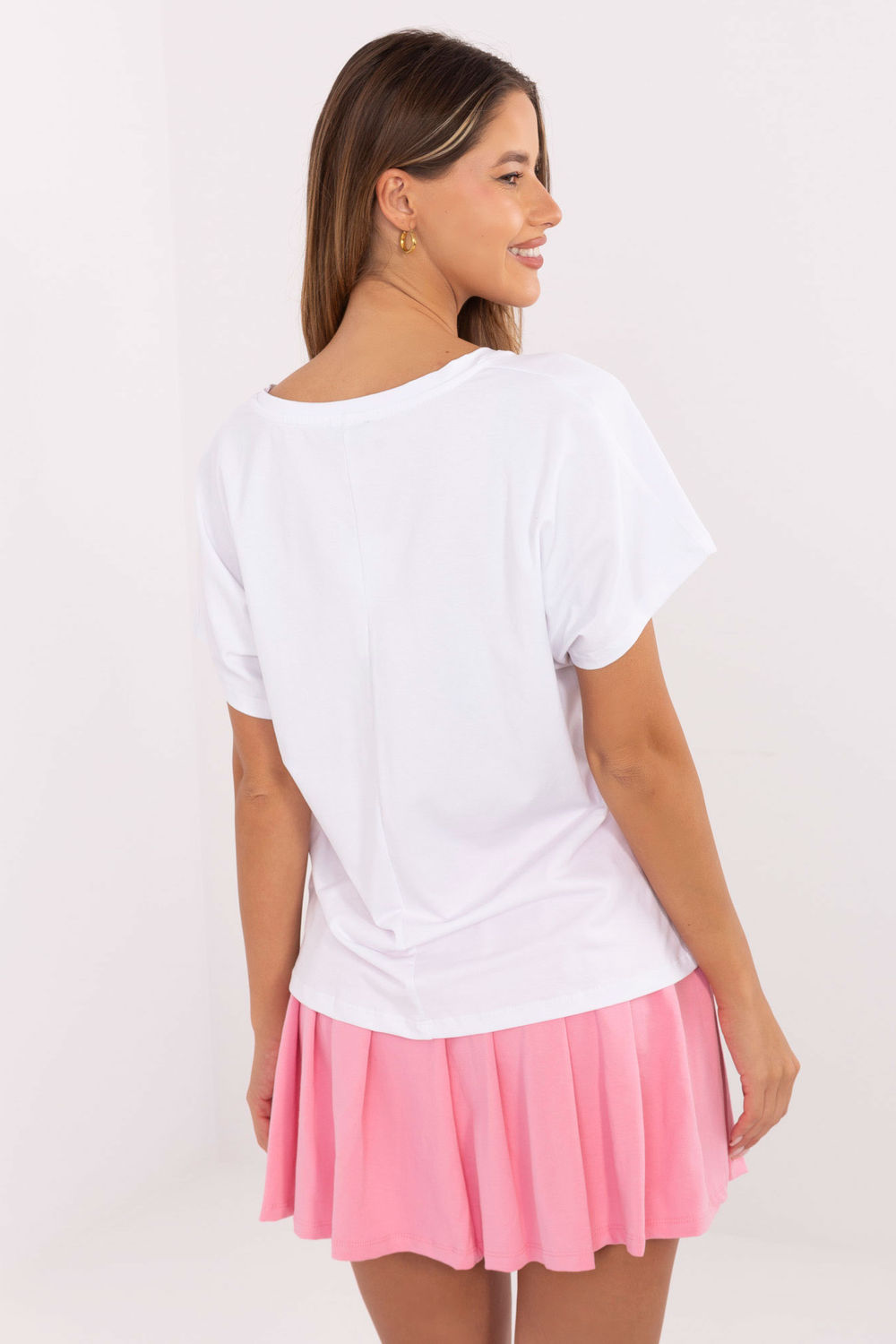 Spódnica Komplet Model RV-KMPL-A774.49 White/Pink - Relevance217295 - Różowy - obrazek 3
