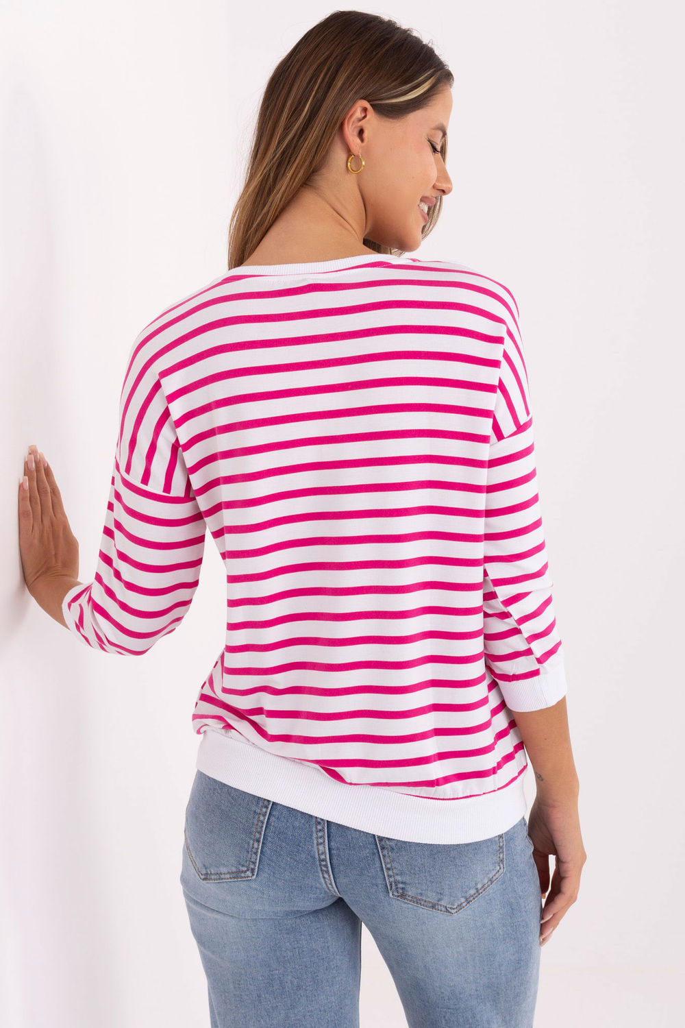 Bluzka Model RV-BZ-A790.47 White/Pink - Relevance217311 - Różowy - obrazek 3