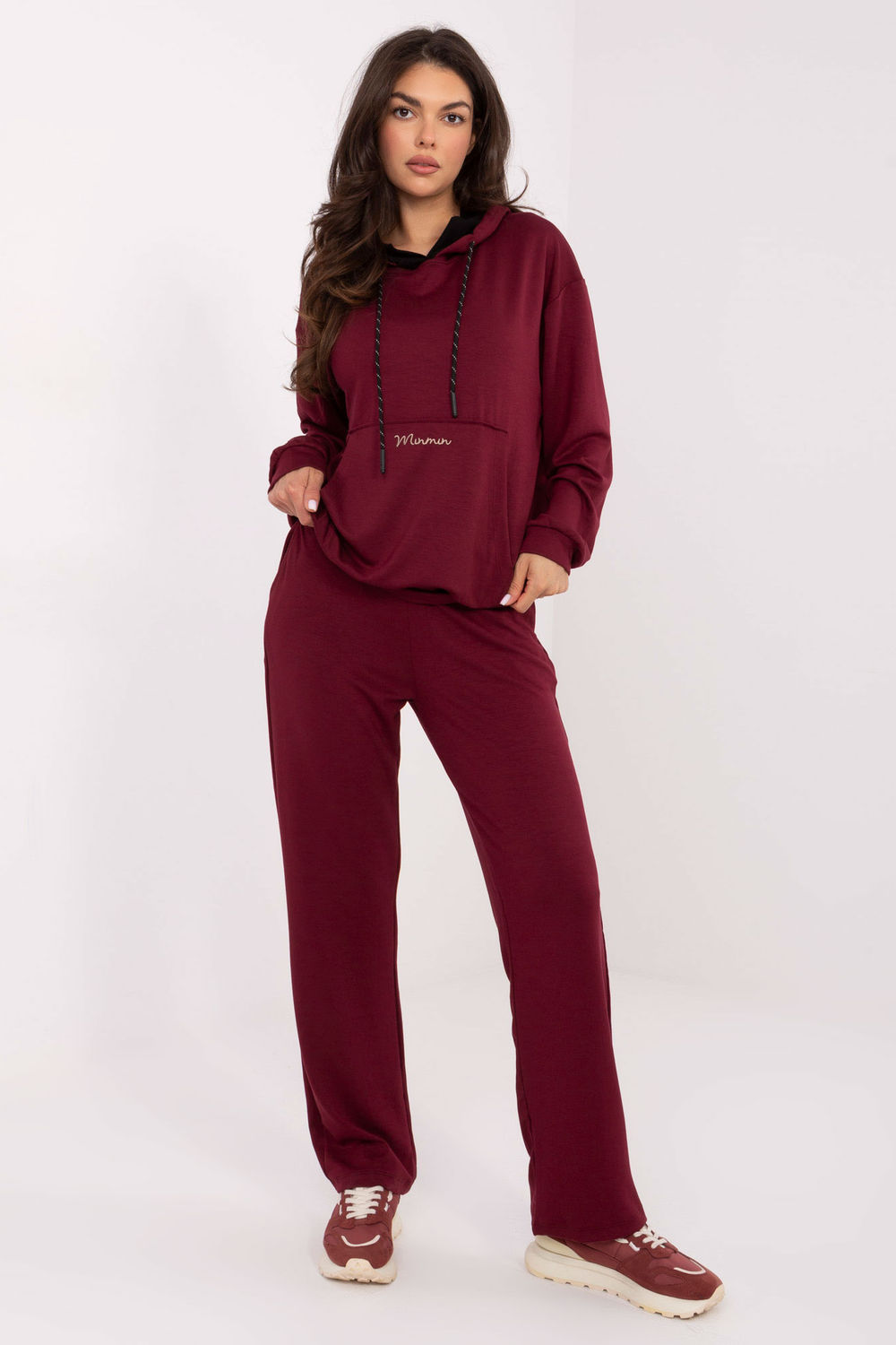 Spodnie Komplet Model RV-KMPL-A903.23 Bordo - Relevance218255 - Czerwony