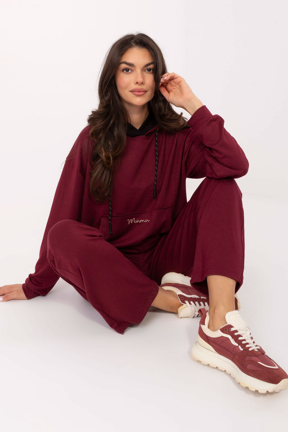 Spodnie Komplet Model RV-KMPL-A903.23 Bordo - Relevance218255 - Czerwony - obrazek 4