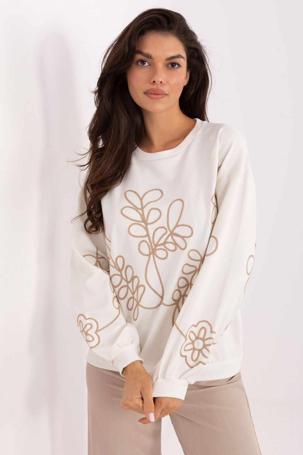 Bluza Damska Model RV-BZ-A175.02 Eecru - Relevance218386 - Beżowy