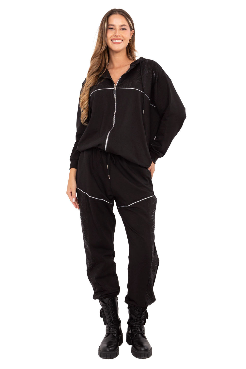 Spodnie Komplet Model RV-KMPL-A881.15 Black - Relevance218605 - Czarny