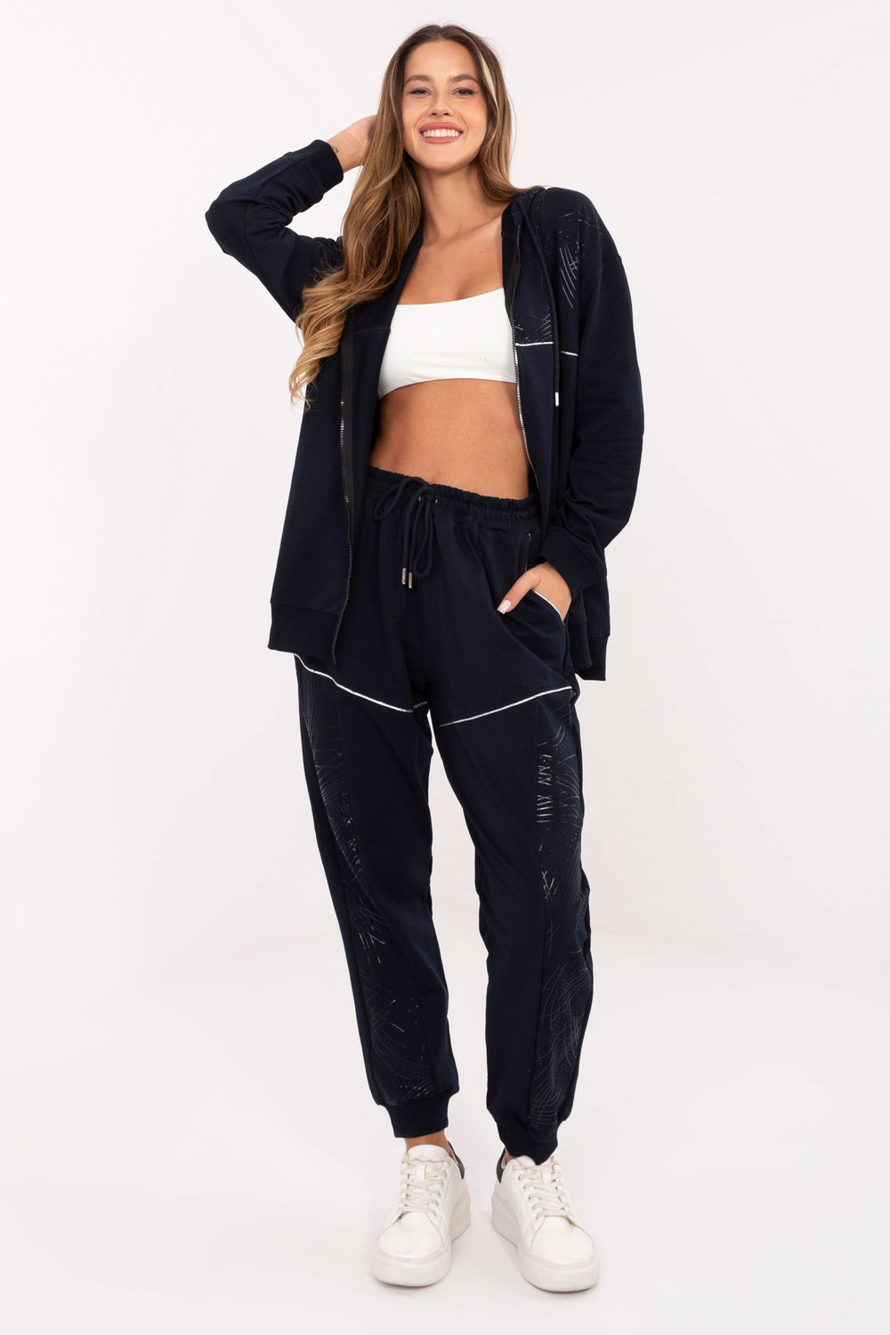 Spodnie Komplet Model RV-KMPL-A881.15 Navy - Relevance218606 - Granatowy