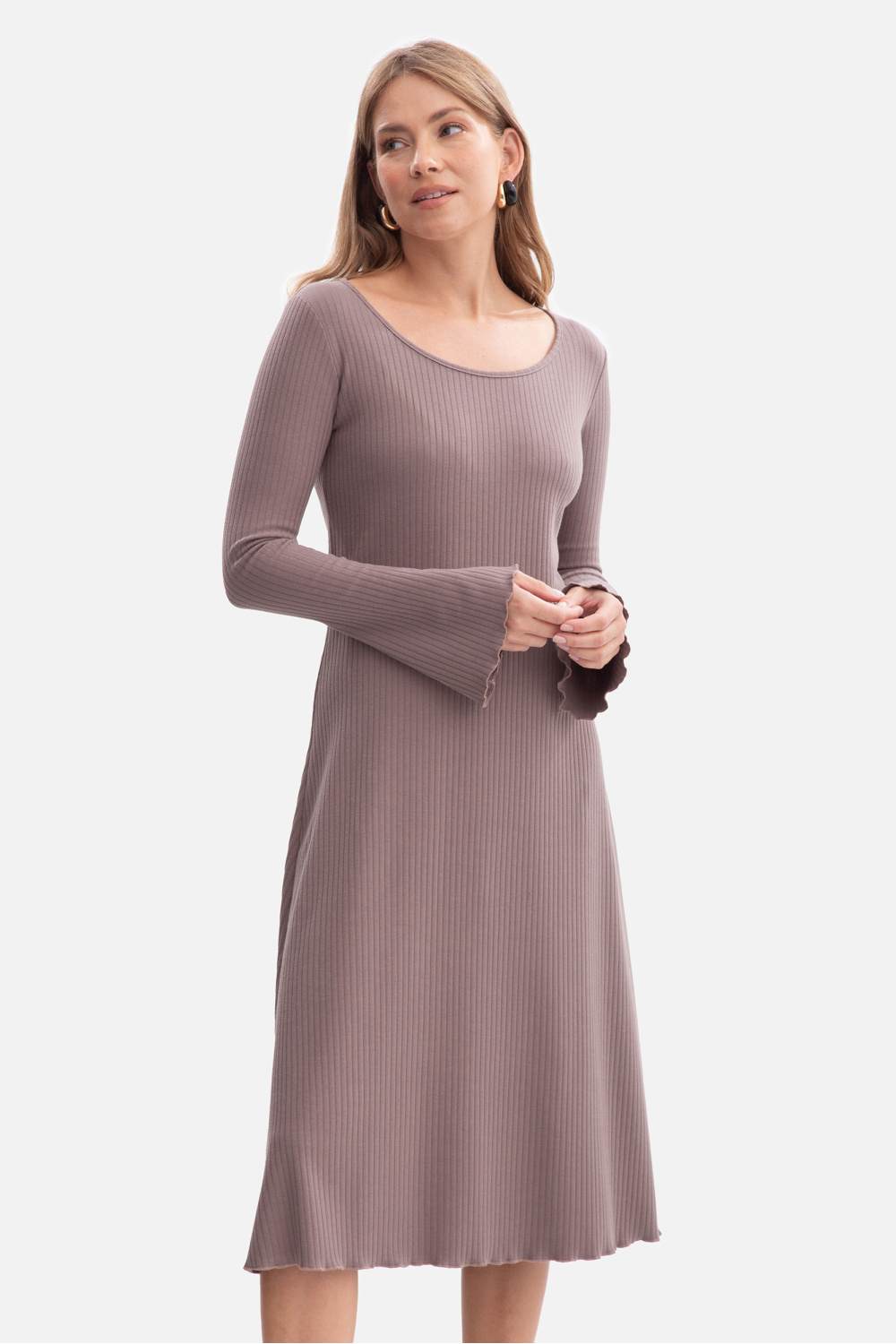 Sukienka Model B308 Cacao - BeWear218629 - Brązowy
