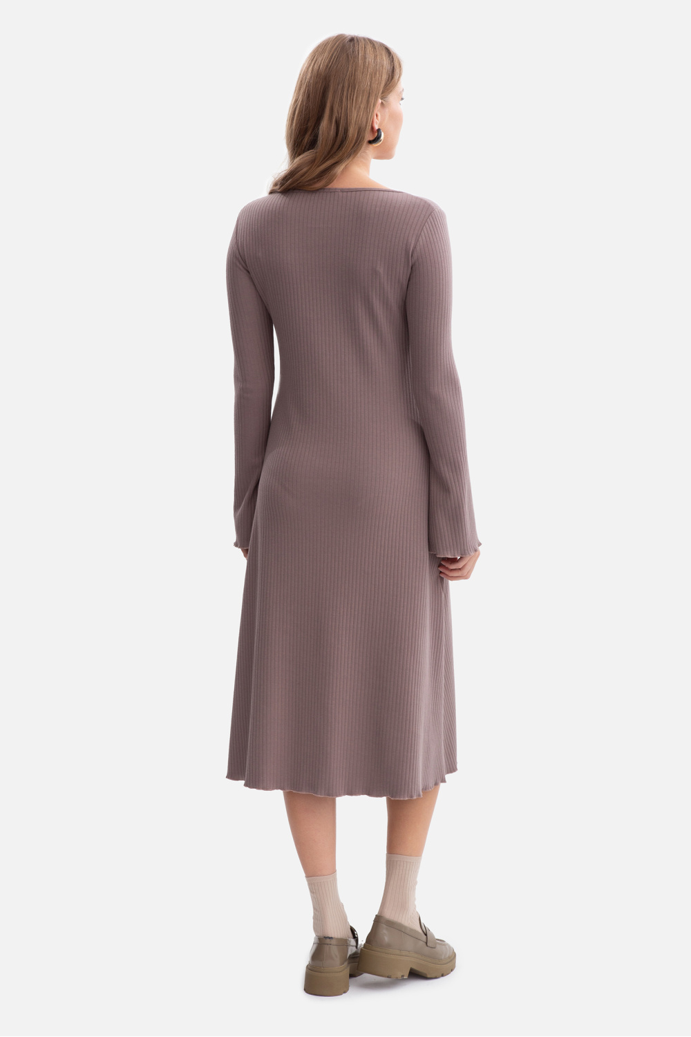Sukienka Model B308 Cacao - BeWear218629 - Brązowy - obrazek 3