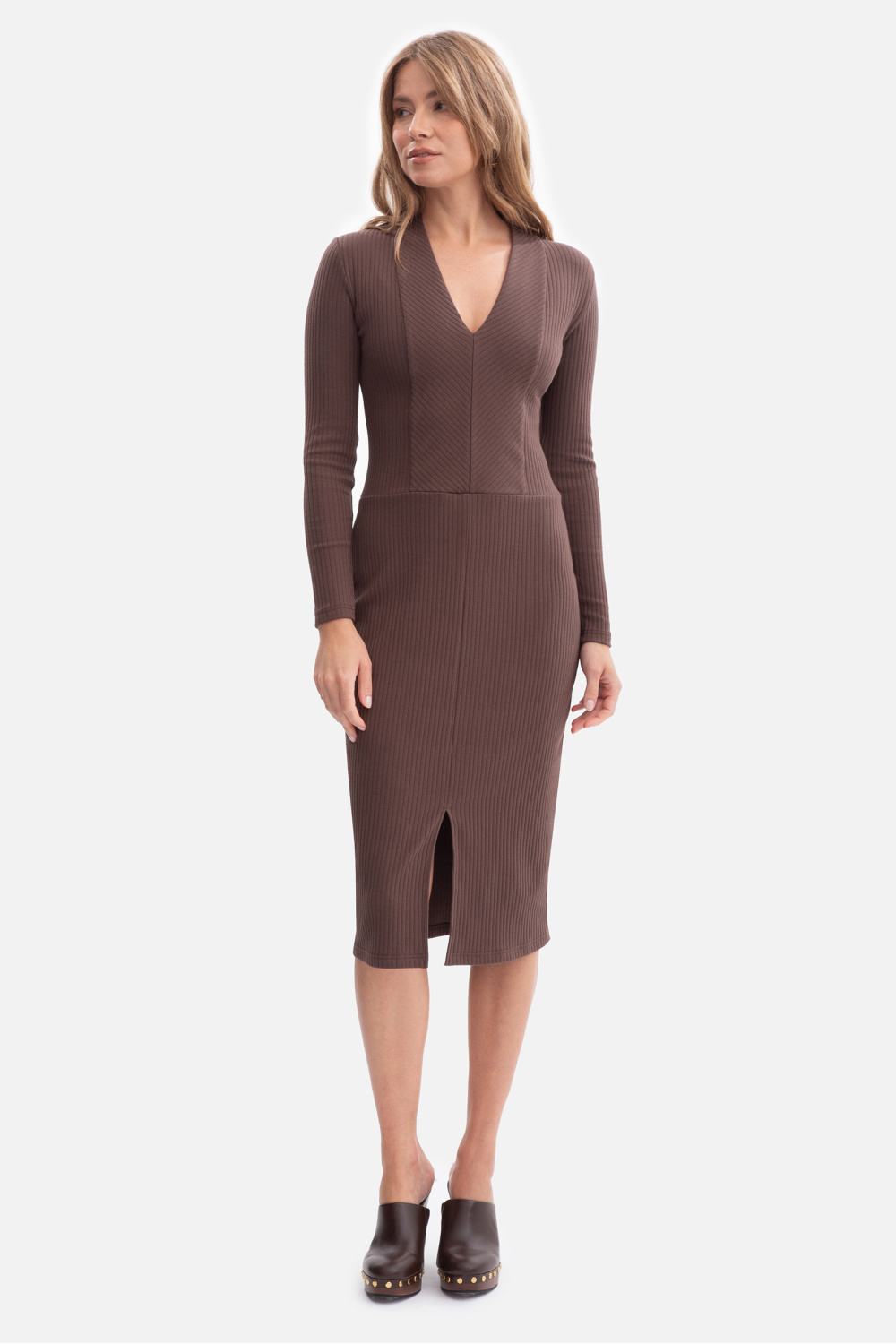 Sukienka Model B307 Brown - BeWear218637 - Brązowy