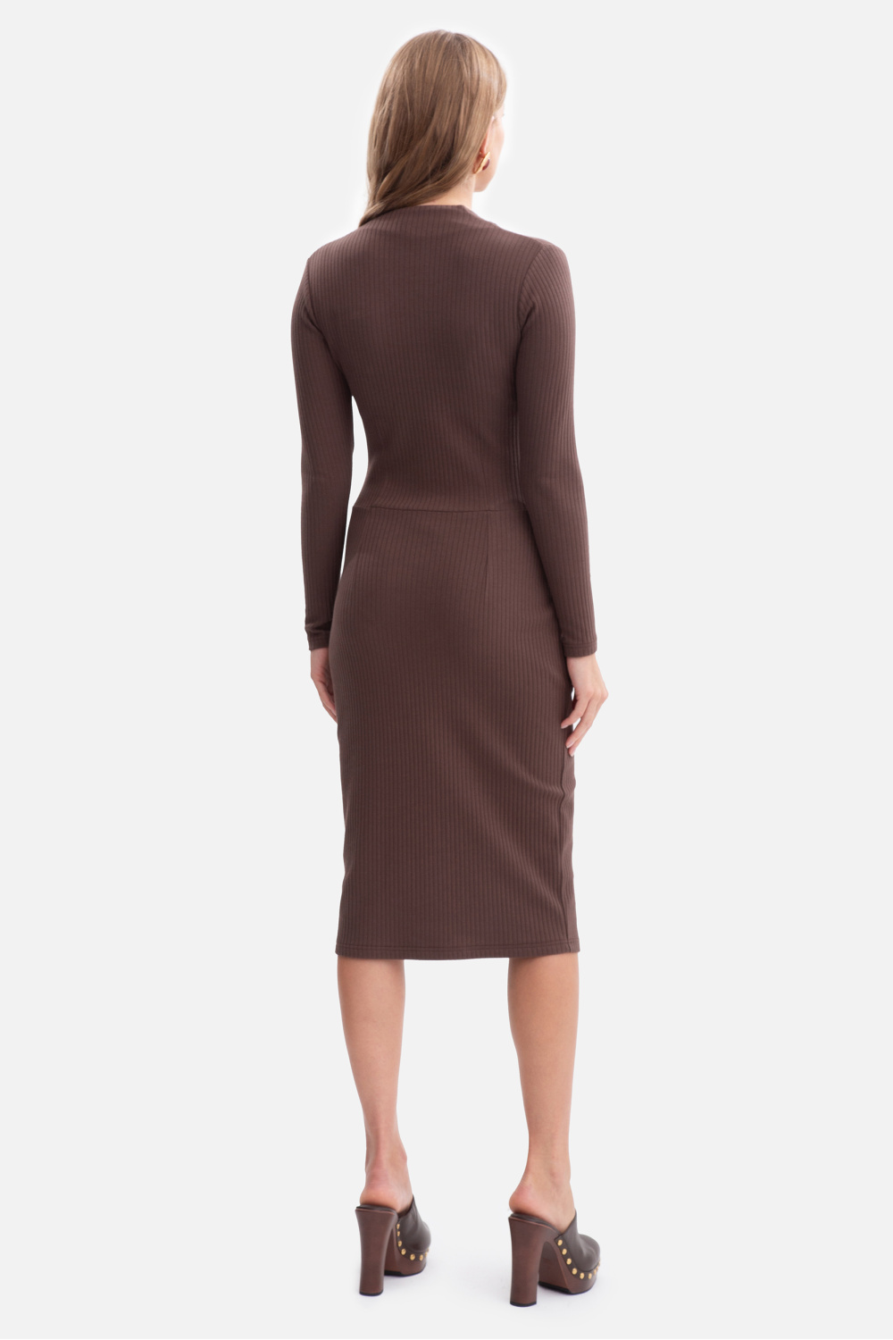 Sukienka Model B307 Brown - BeWear218637 - Brązowy - obrazek 2