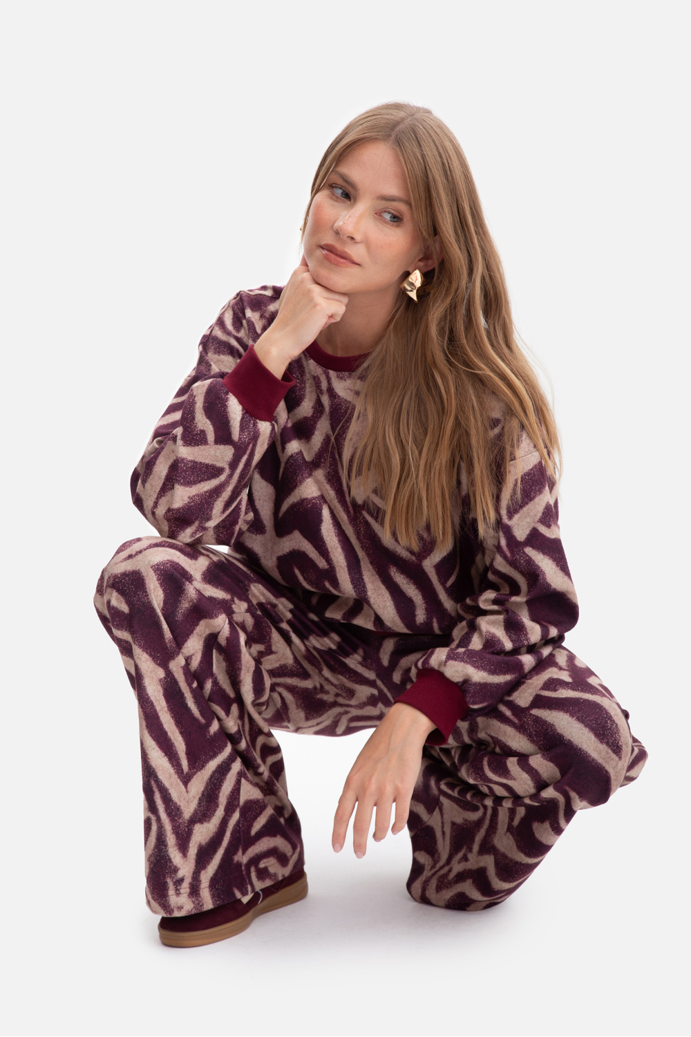 Spodnie Damskie Model B302 Model 2 - BeWear218654 - Wielokolorowy - obrazek 4