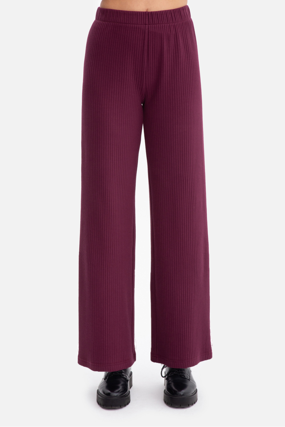 Spodnie Damskie Model B300 Śliwka - BeWear218661 - Fioletowy