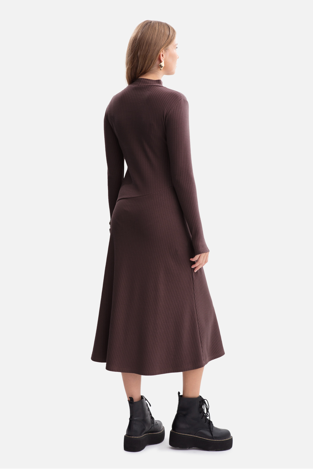 Sukienka Model B299 Czekolada - BeWear218668 - Brązowy - obrazek 2