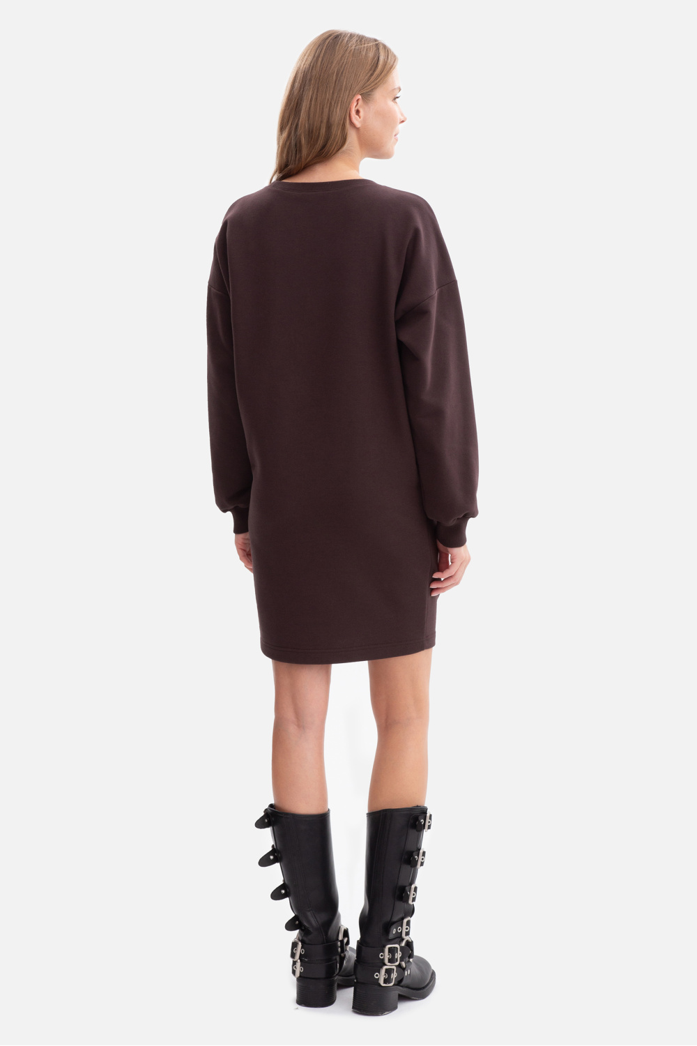 Sukienka Model B298 Gorzka Czekolada - BeWear218672 - Brązowy - obrazek 3
