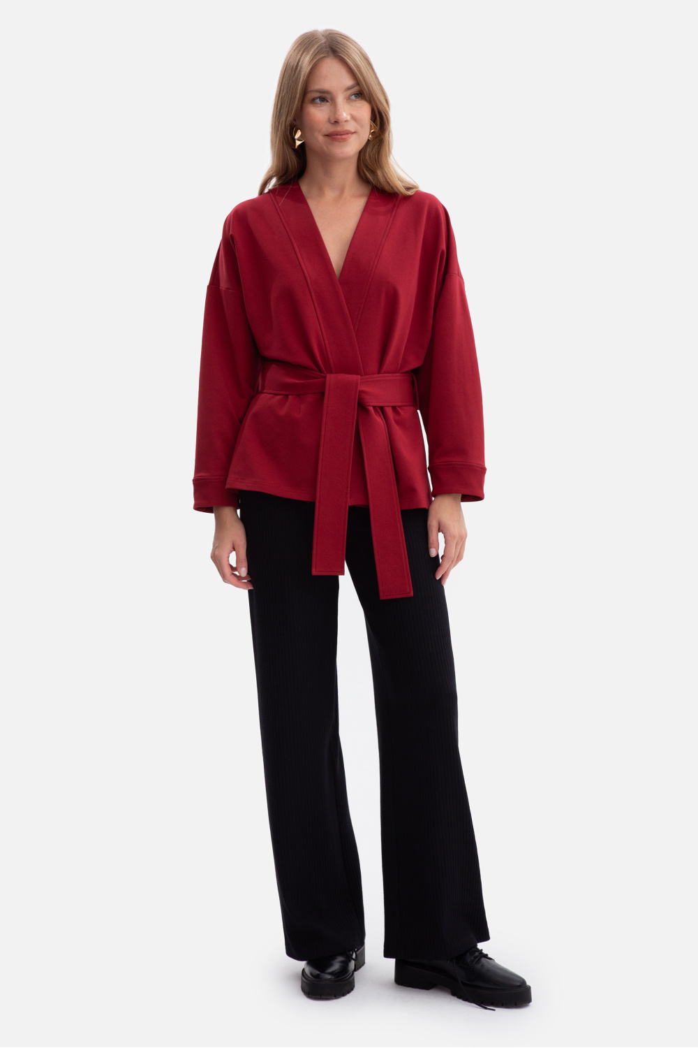 Narzutka Model B297 Bordo - BeWear218678 - Czerwony - obrazek 2