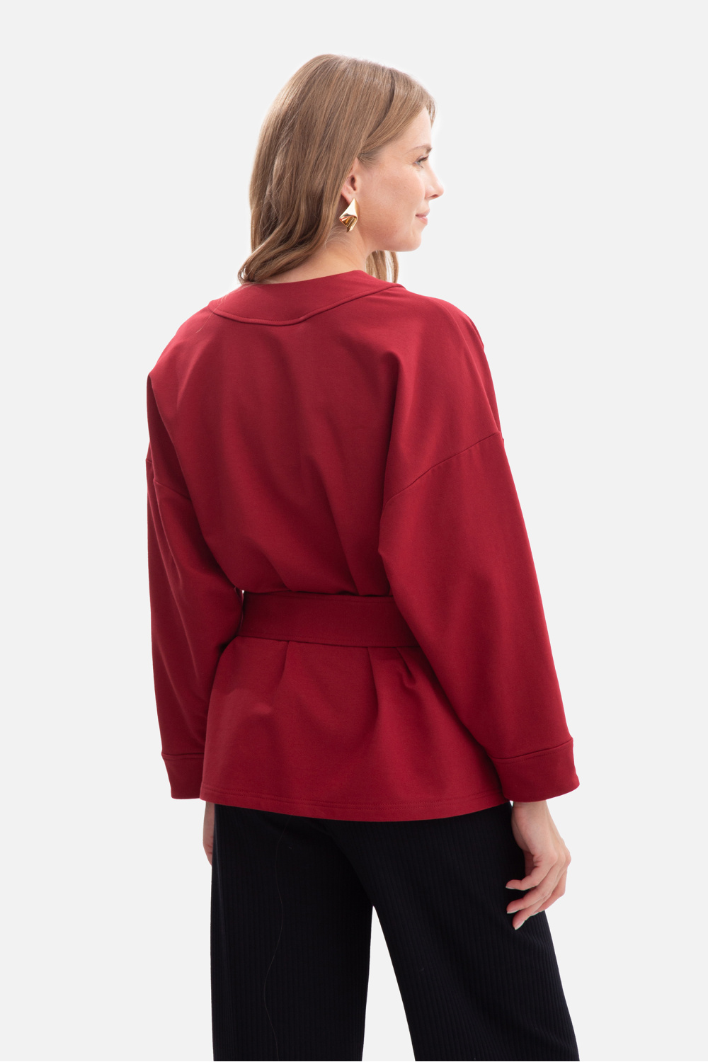 Narzutka Model B297 Bordo - BeWear218678 - Czerwony - obrazek 3